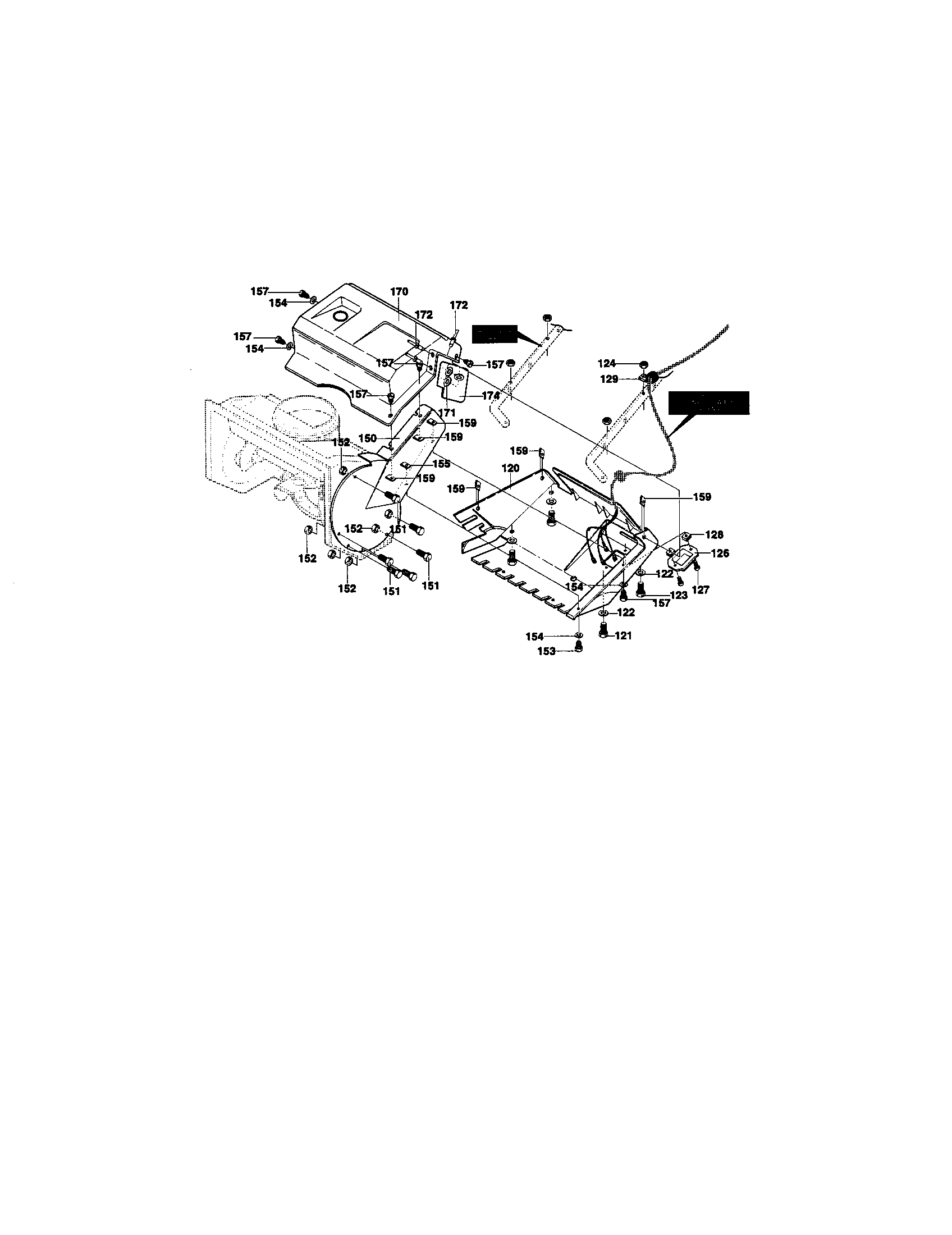 Craftsman 536882091 belt cover assembly diagram