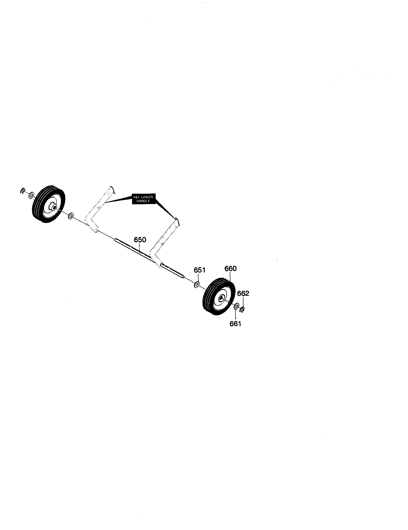Craftsman 536882091 wheel assembly diagram