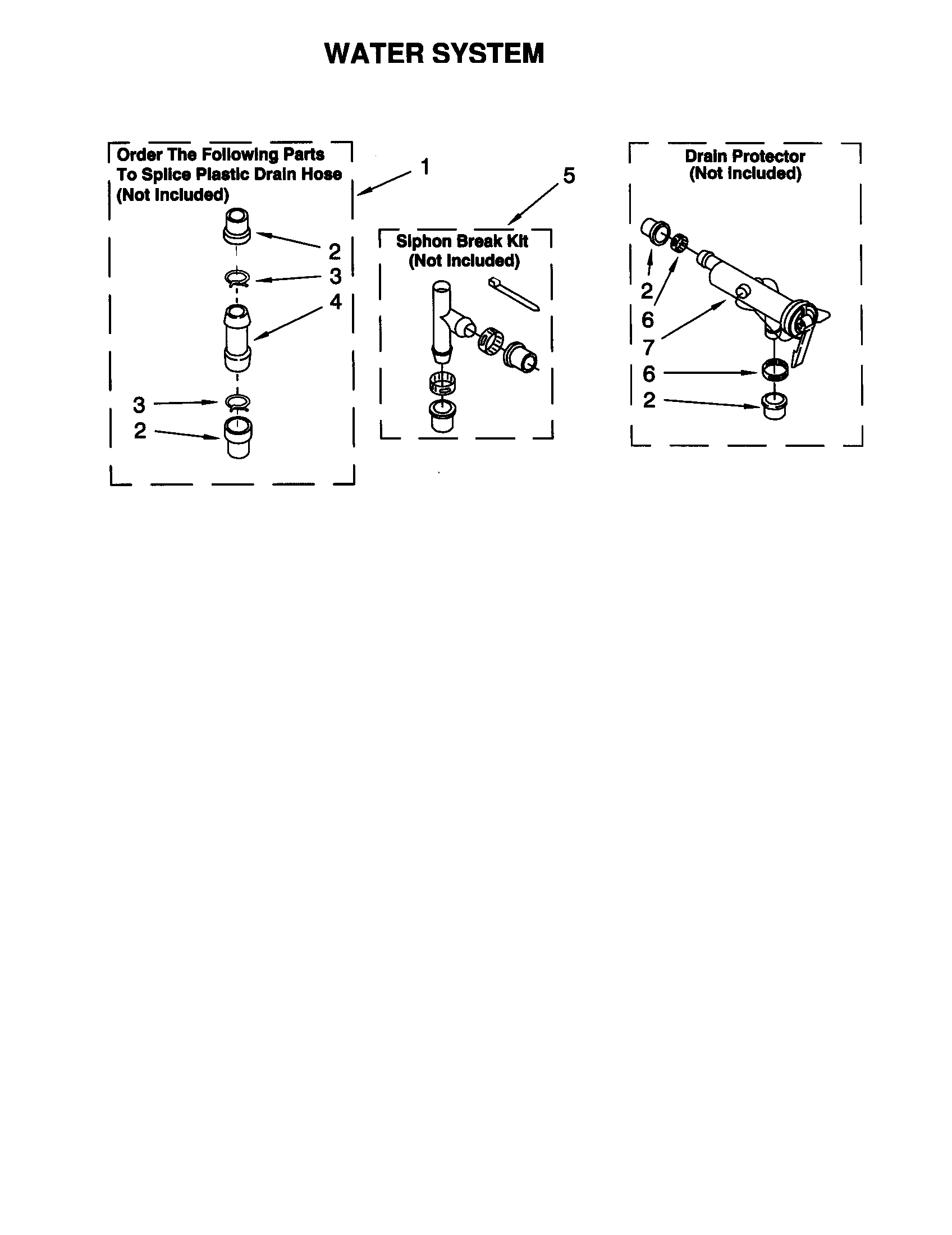 Kenmore 11020442990 water system diagram