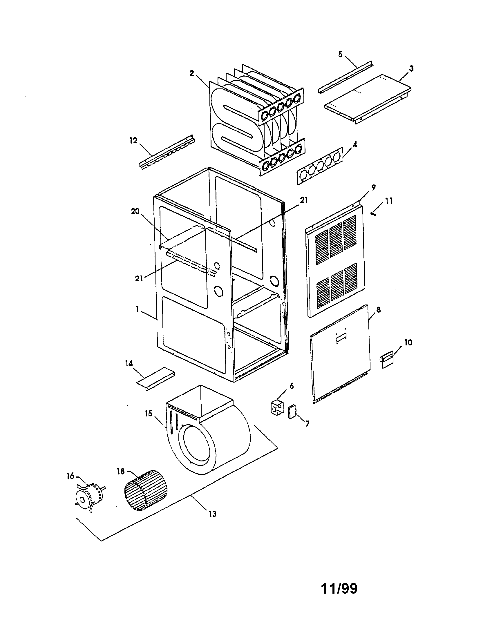 GMC GMN080-4 unit assembly diagram