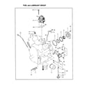 Robin America EH63 fuel and lubricant group diagram