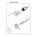 Subaru EH64 starting motor group diagram