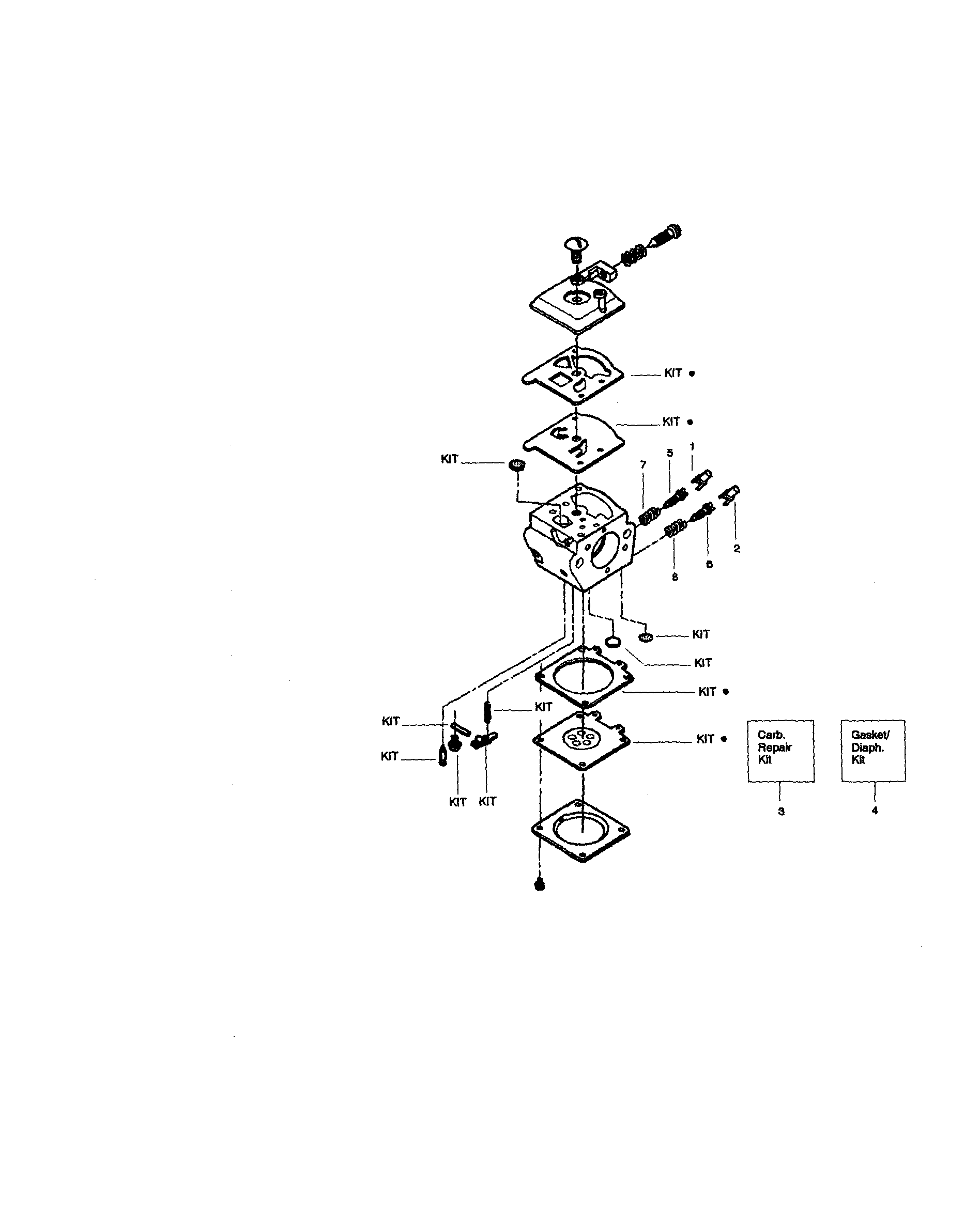 Craftsman 358351210 carburetor diagram