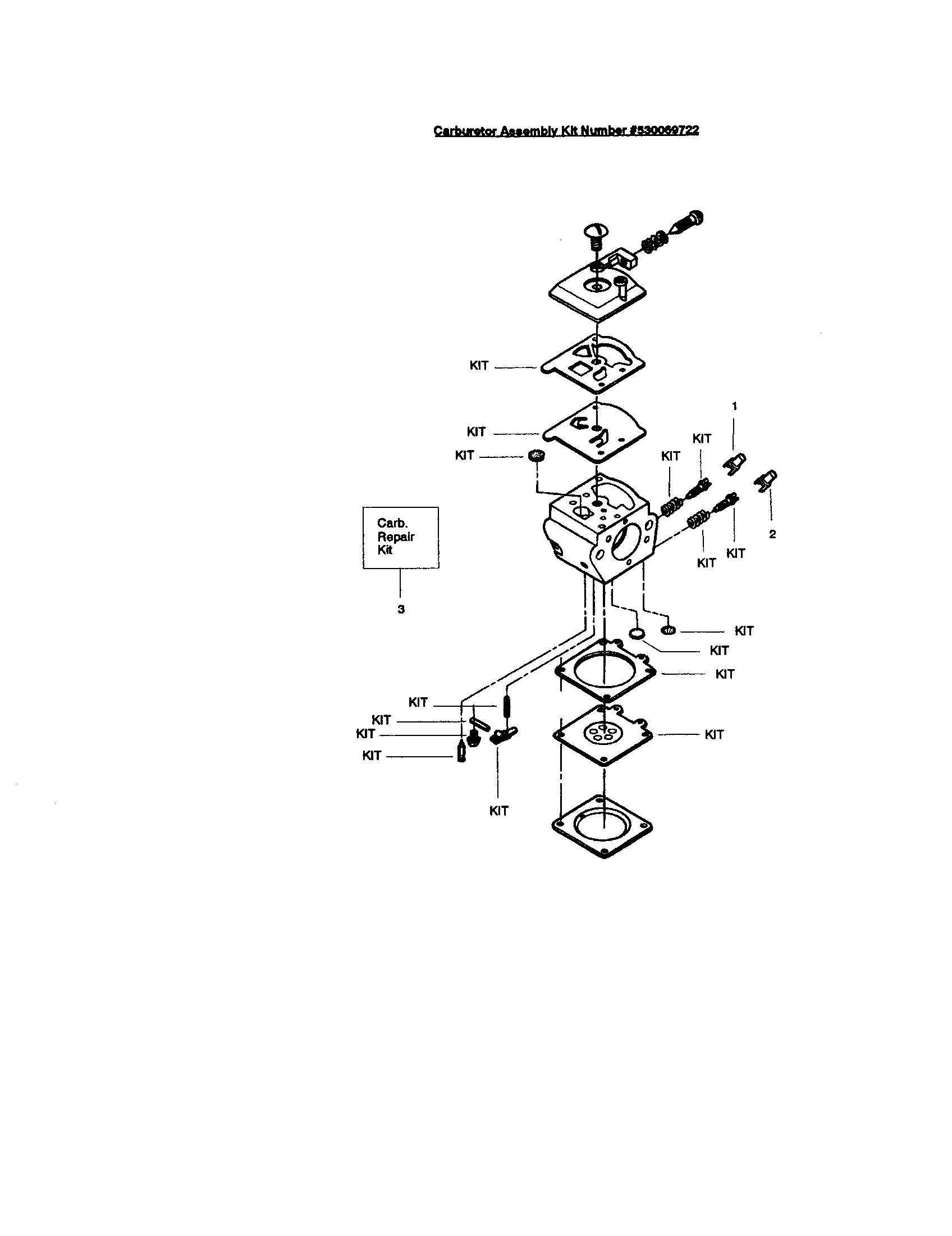 Craftsman 358350180 carburetor diagram