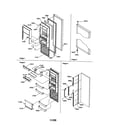 Amana SRD20S4W-P1190810WW refrigerator door diagram