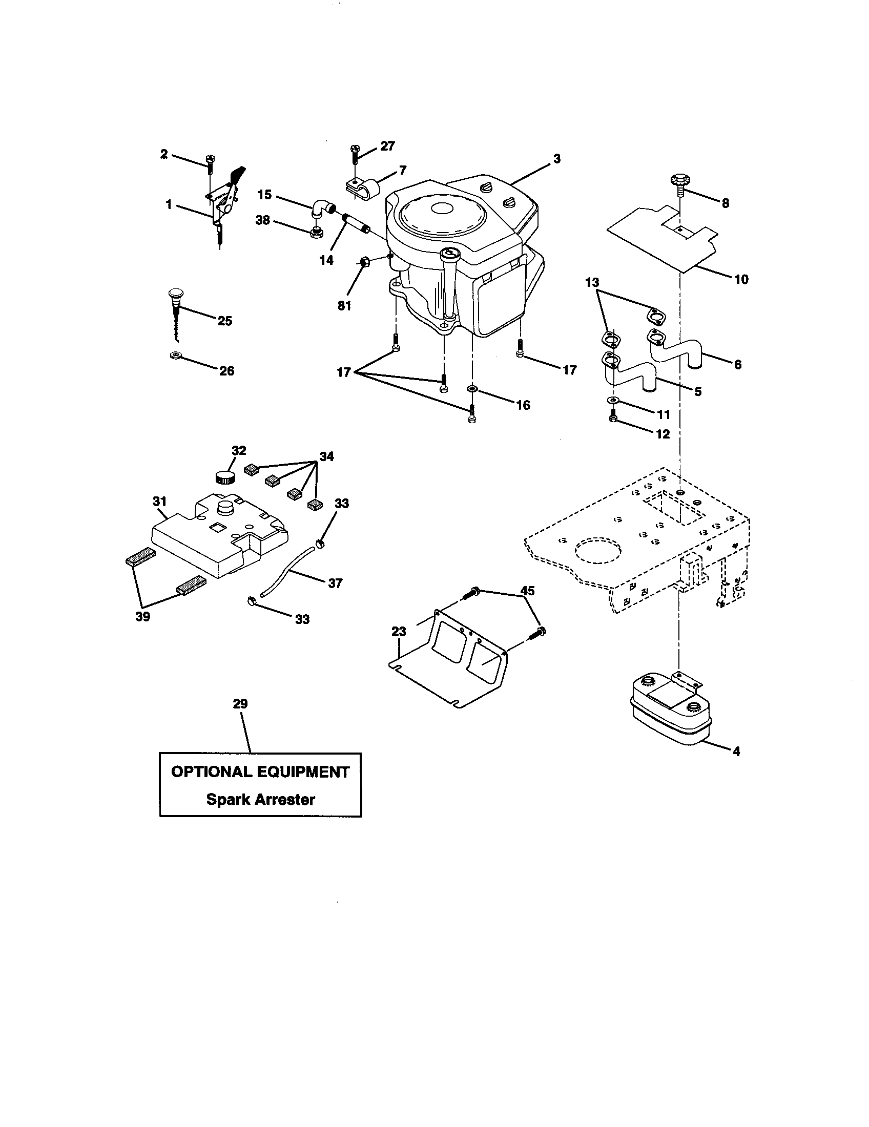 Craftsman 917270951 engine diagram