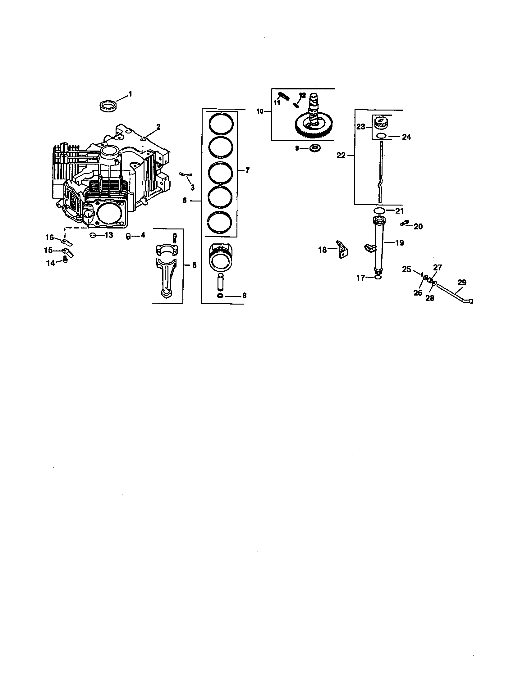 Craftsman 917272950 crankcase diagram