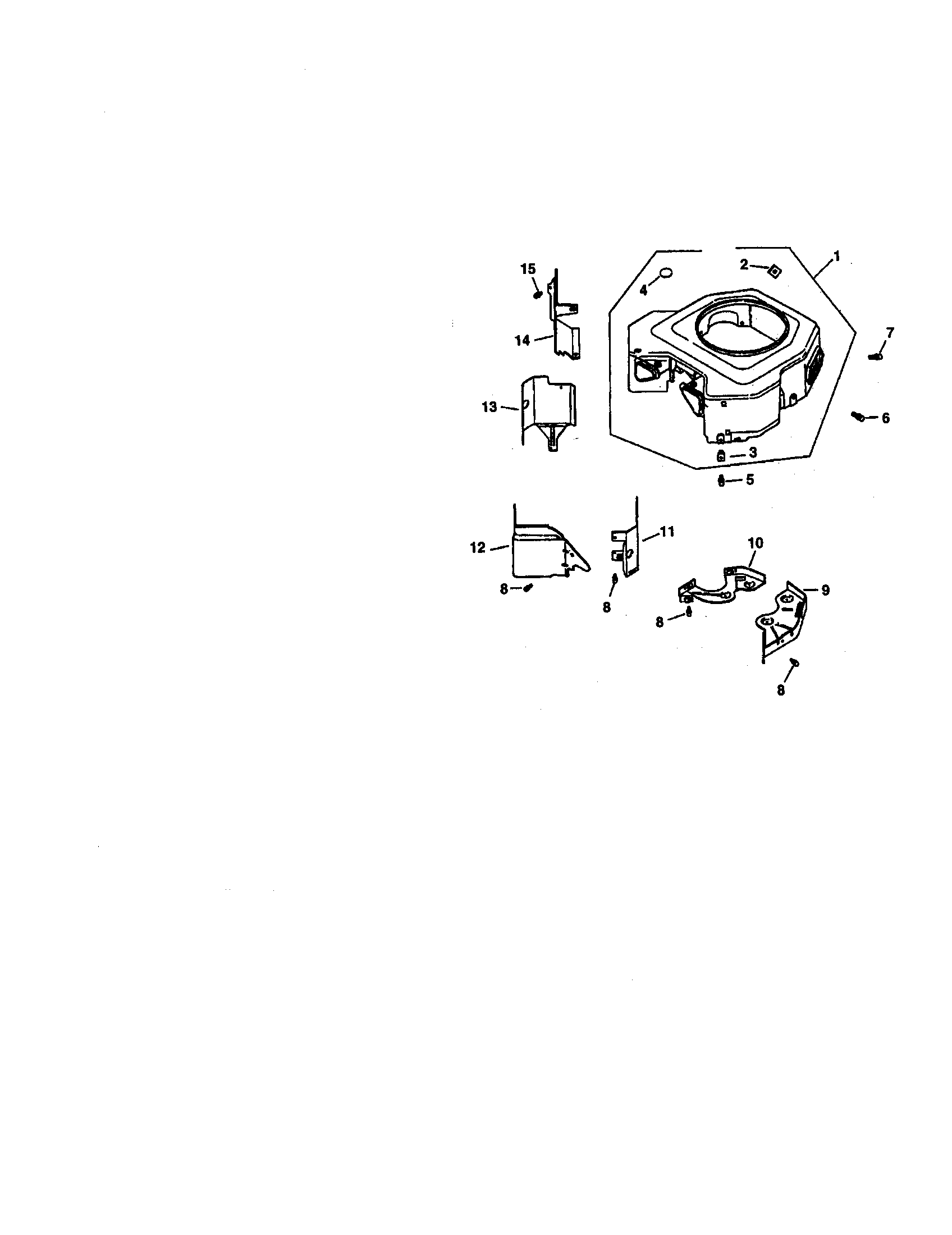 Craftsman 917272950 blower housing diagram