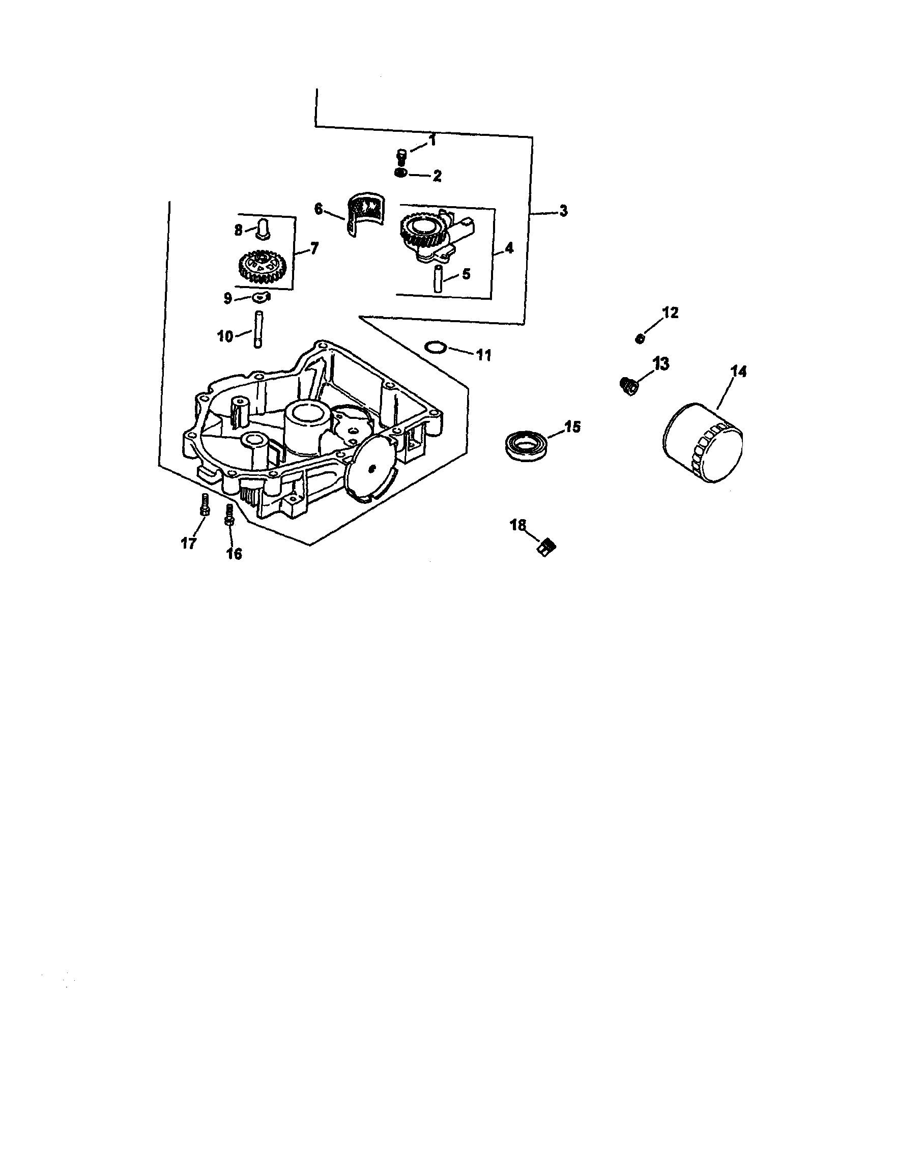 Craftsman 917272950 oil pan/lubrication diagram