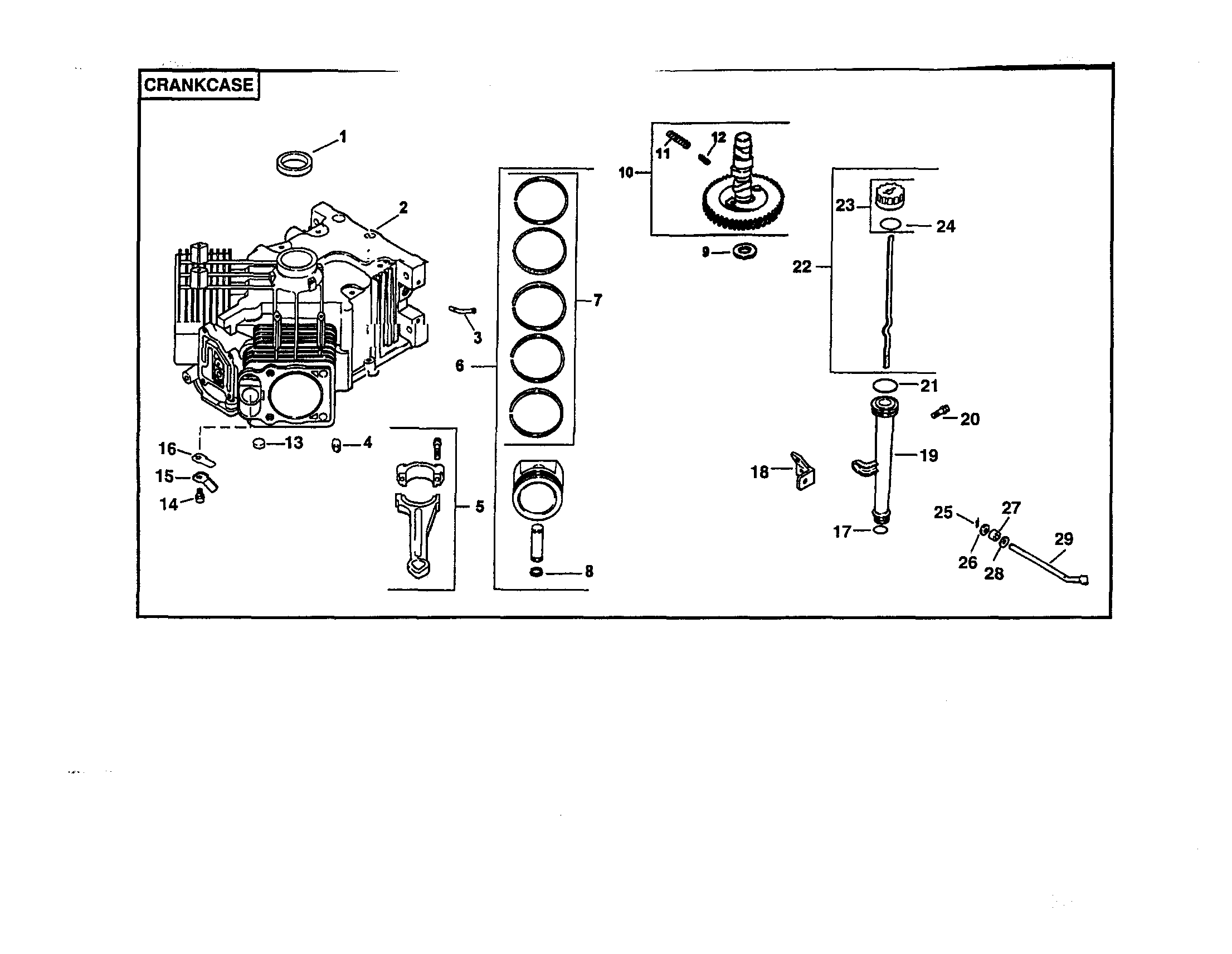 Craftsman 917272961 crankcase diagram
