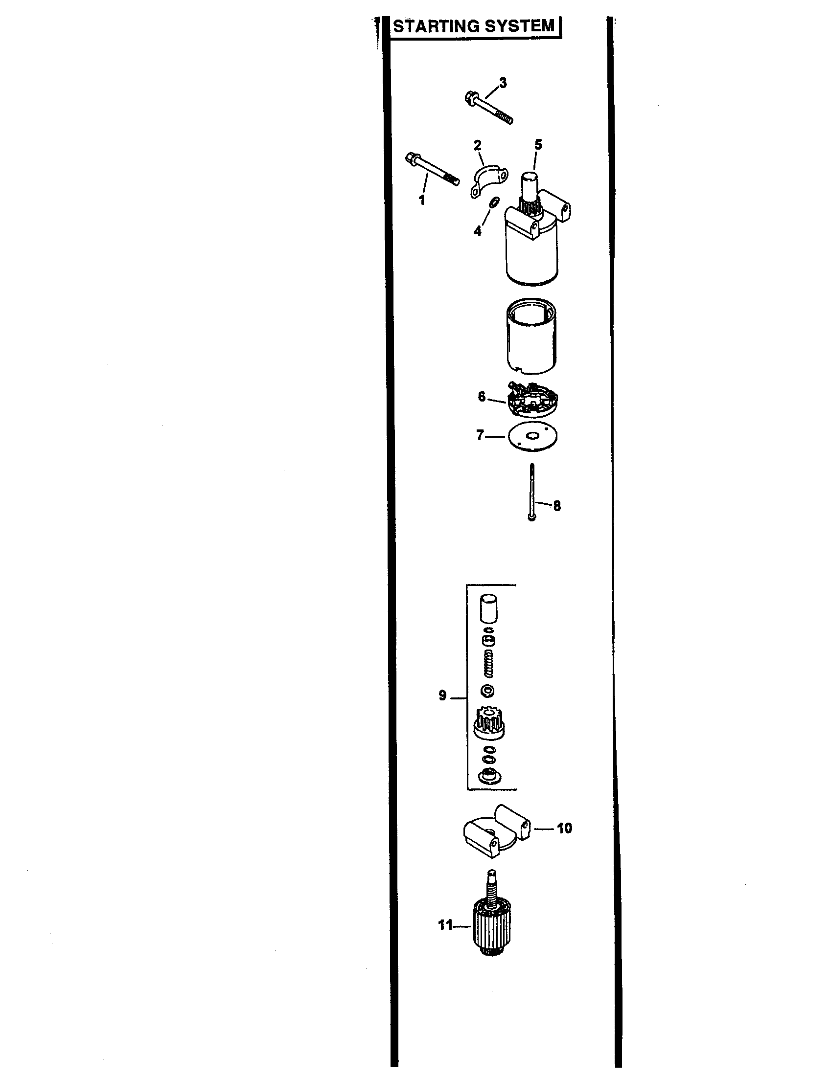 Craftsman 917272961 starting system diagram