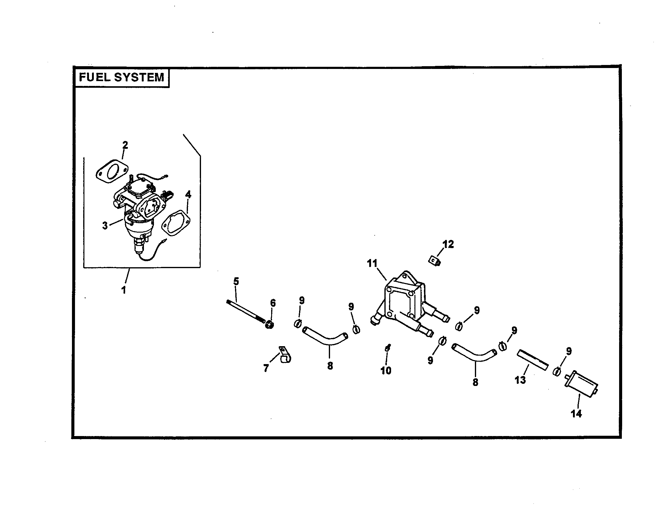 Craftsman 917272961 fuel system diagram
