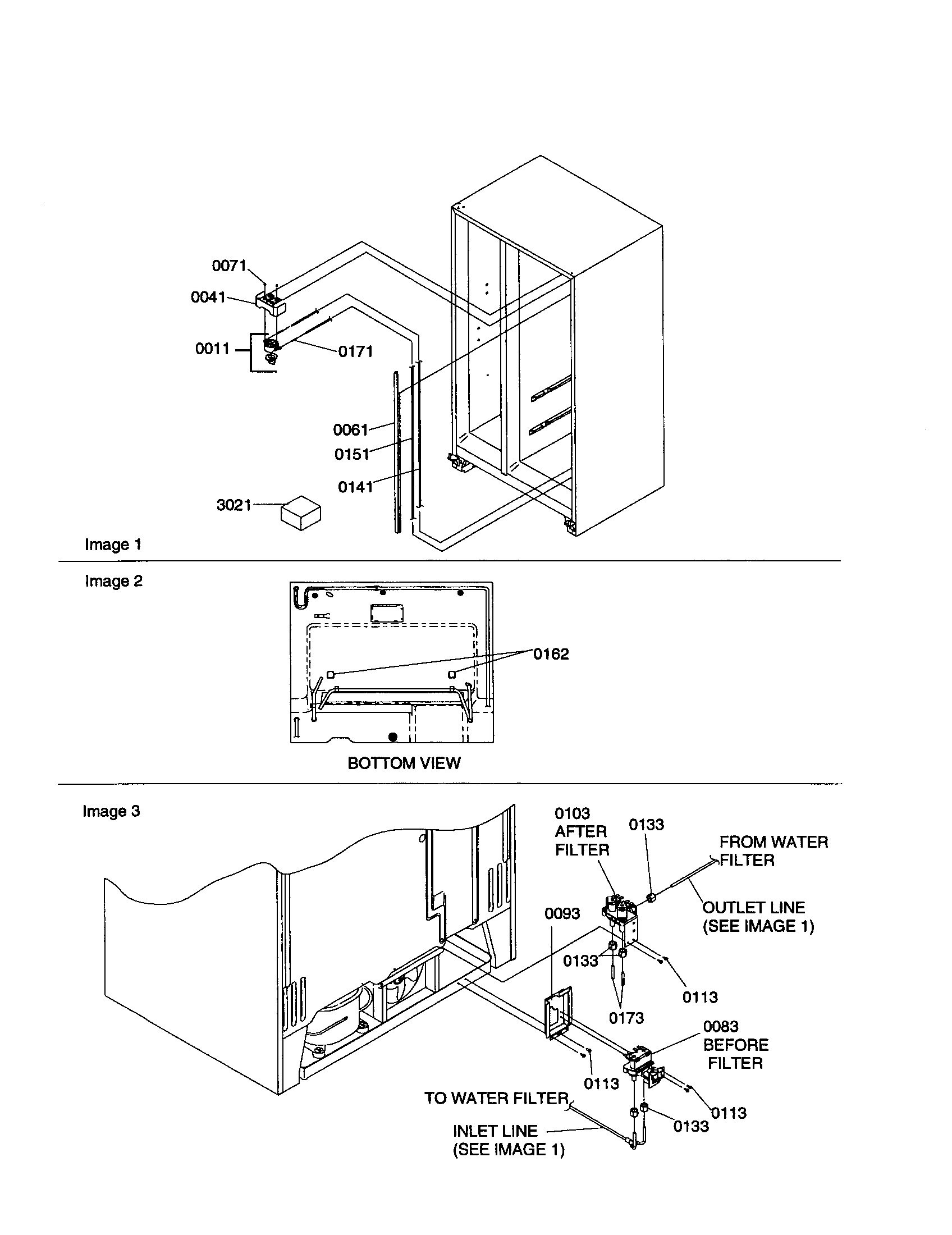 Kenmore 59650399990 water filter assembly diagram