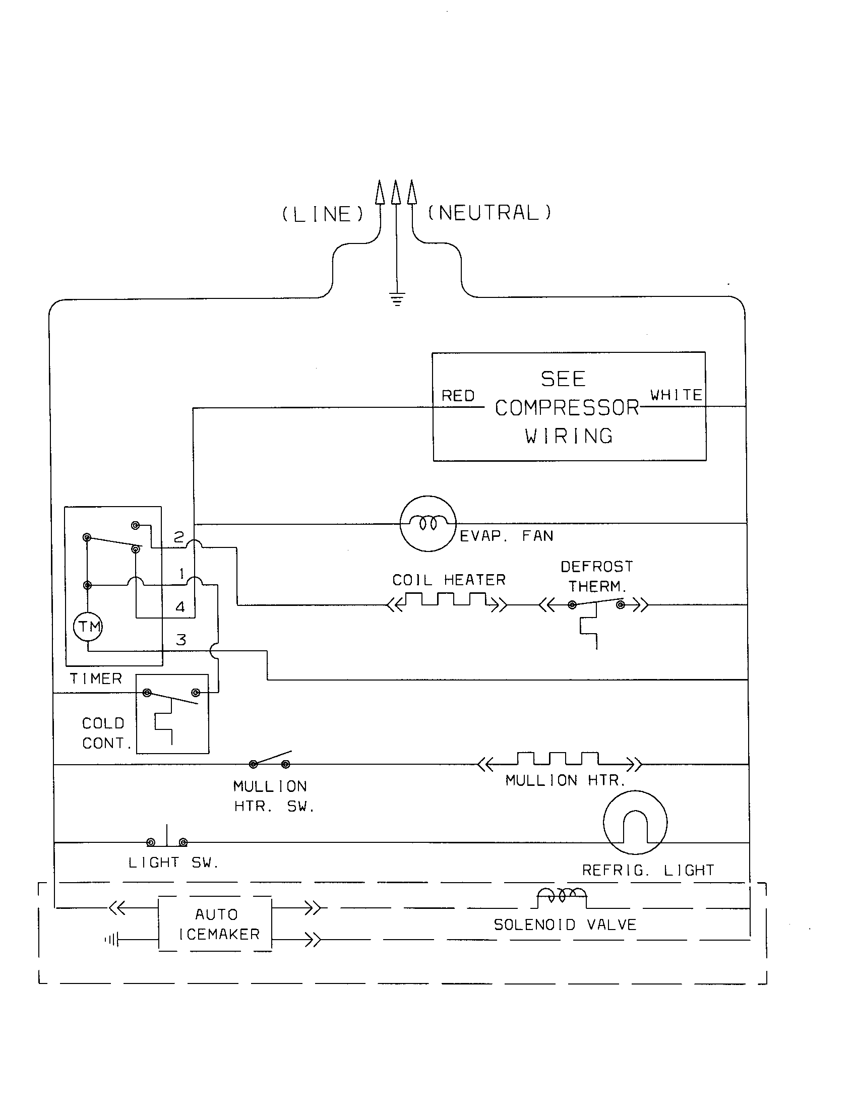 Kenmore 25338622895 wiring schematic diagram