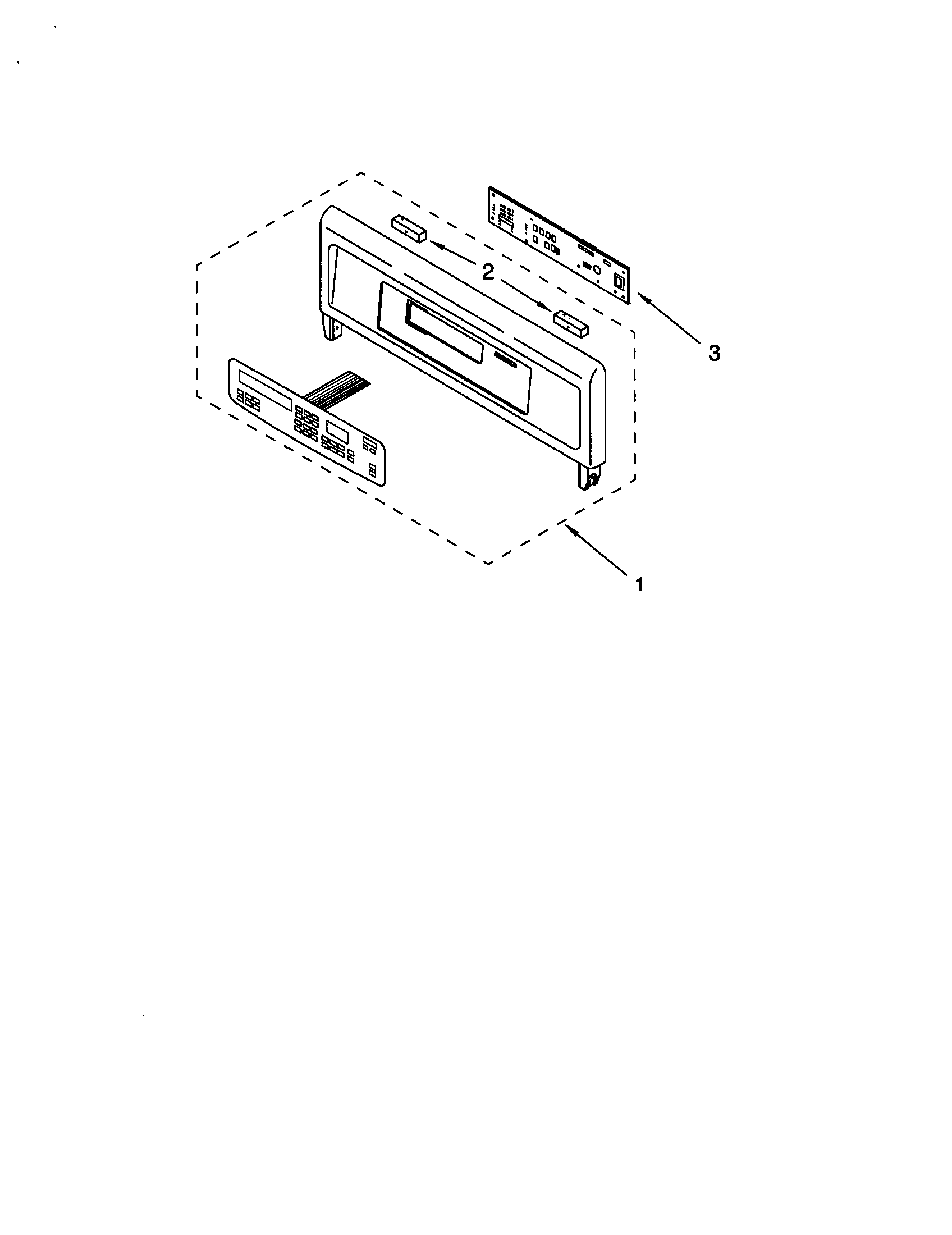 Whirlpool GBD277PDS2 control panel diagram