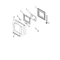 Whirlpool RBD275PDQ7 lower oven door diagram