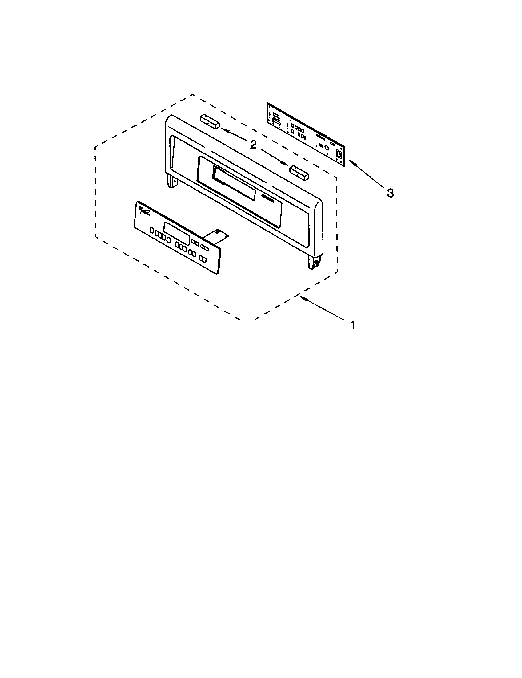 Whirlpool RBD275PDB7 control panel diagram