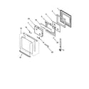 Whirlpool RBD276PDB7 oven door diagram