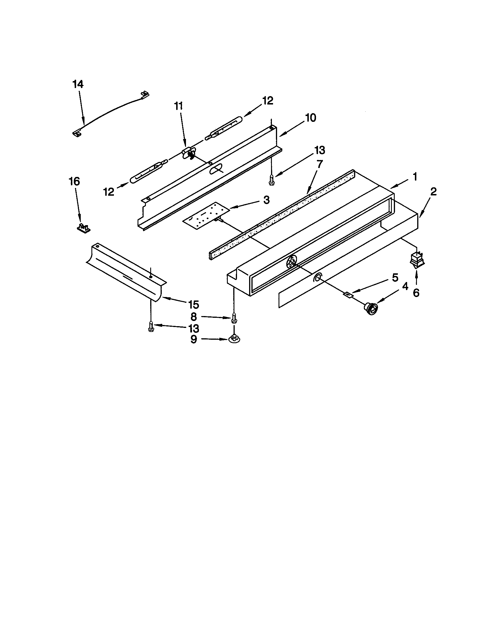 KitchenAid KSSP36QGT00 refrigerator control panel diagram