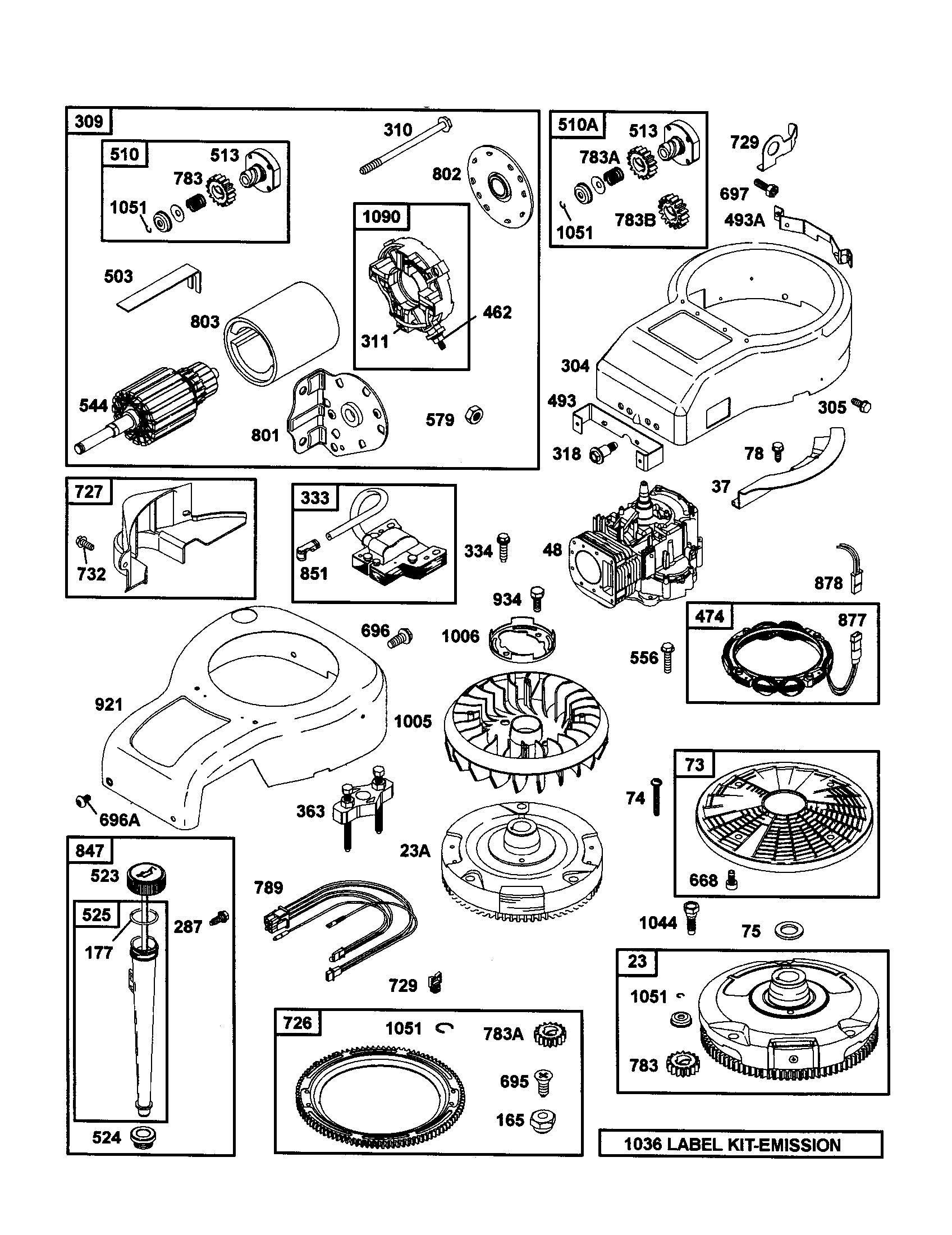 Craftsman 917258790 housing blower diagram