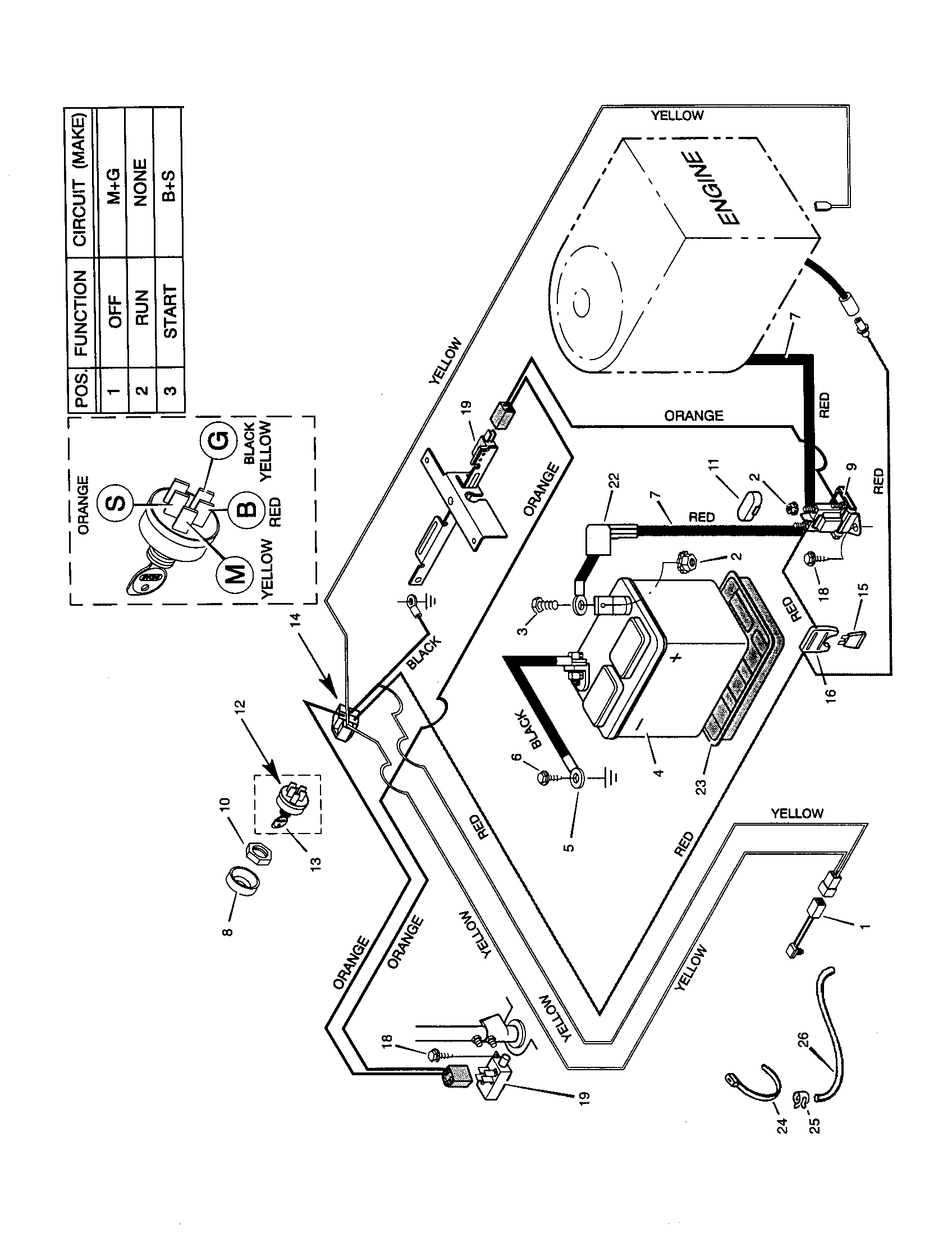 Craftsman C950-60901-0 electrical system diagram