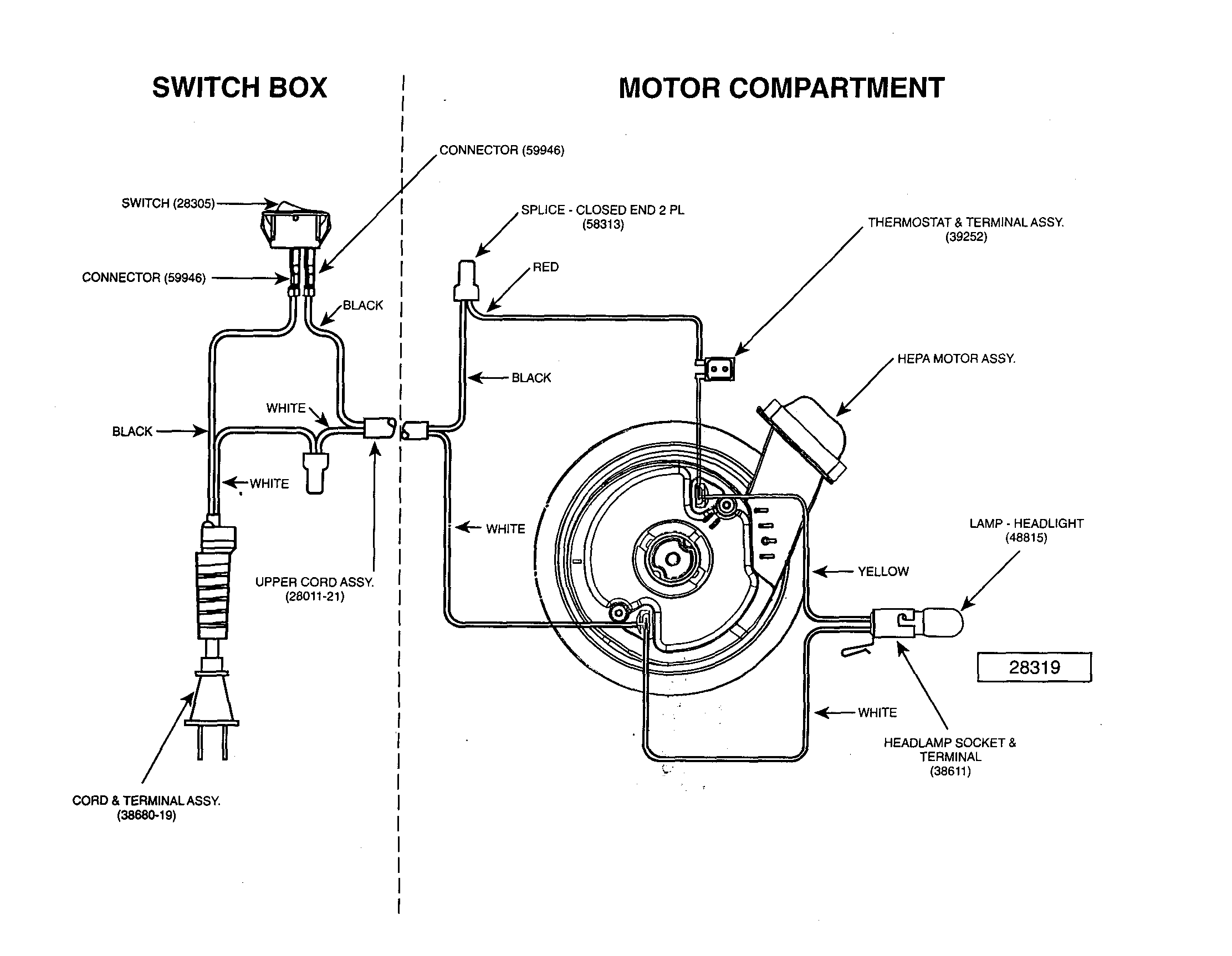 Eureka SC4580AT wiring diagram