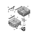 Maytag MCD4100AWE track and rack assembly diagram