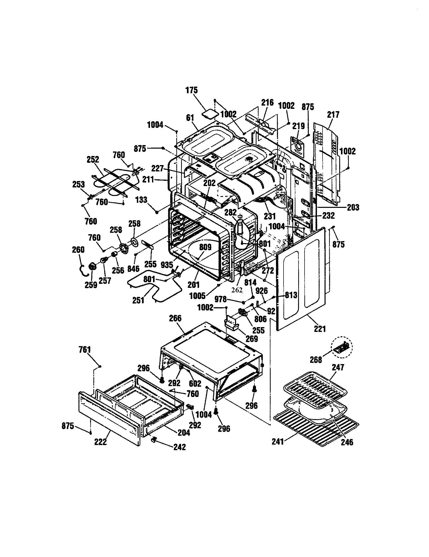 Kenmore 91193218990 body diagram