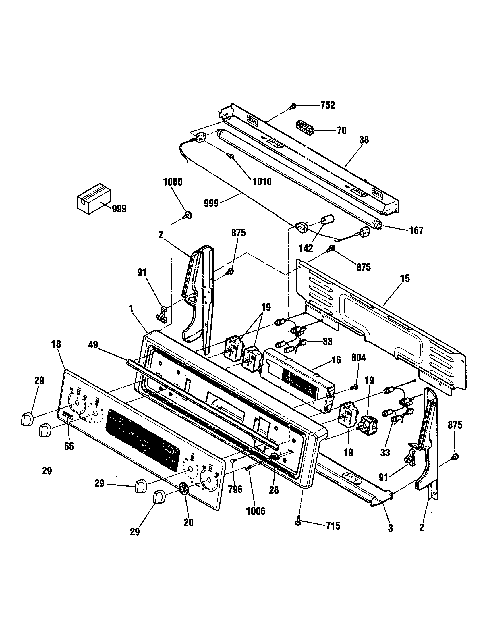 Kenmore 91199002990 backguard diagram