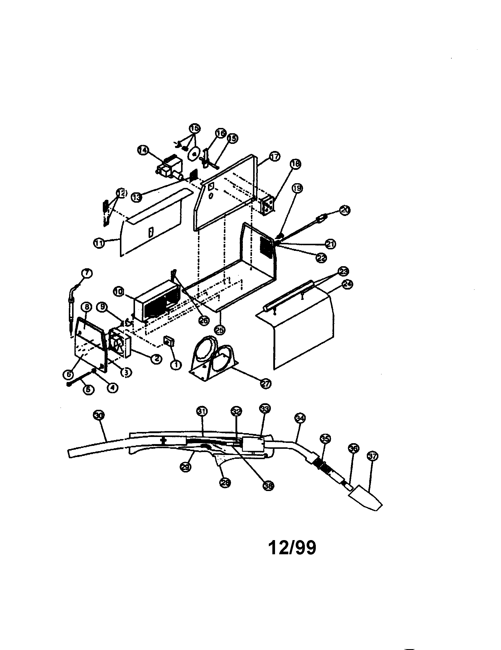 Craftsman 93420511 welder diagram