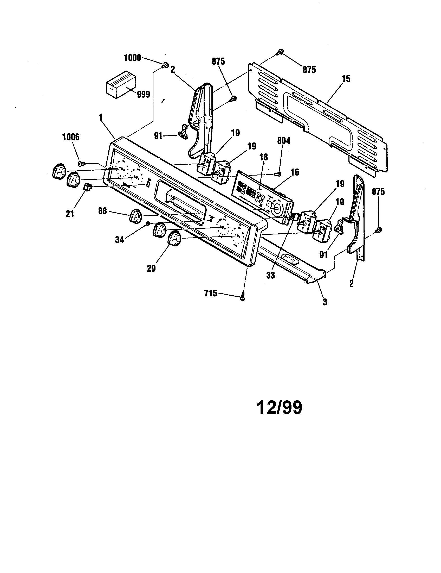 Kenmore 91193581991 backguard diagram