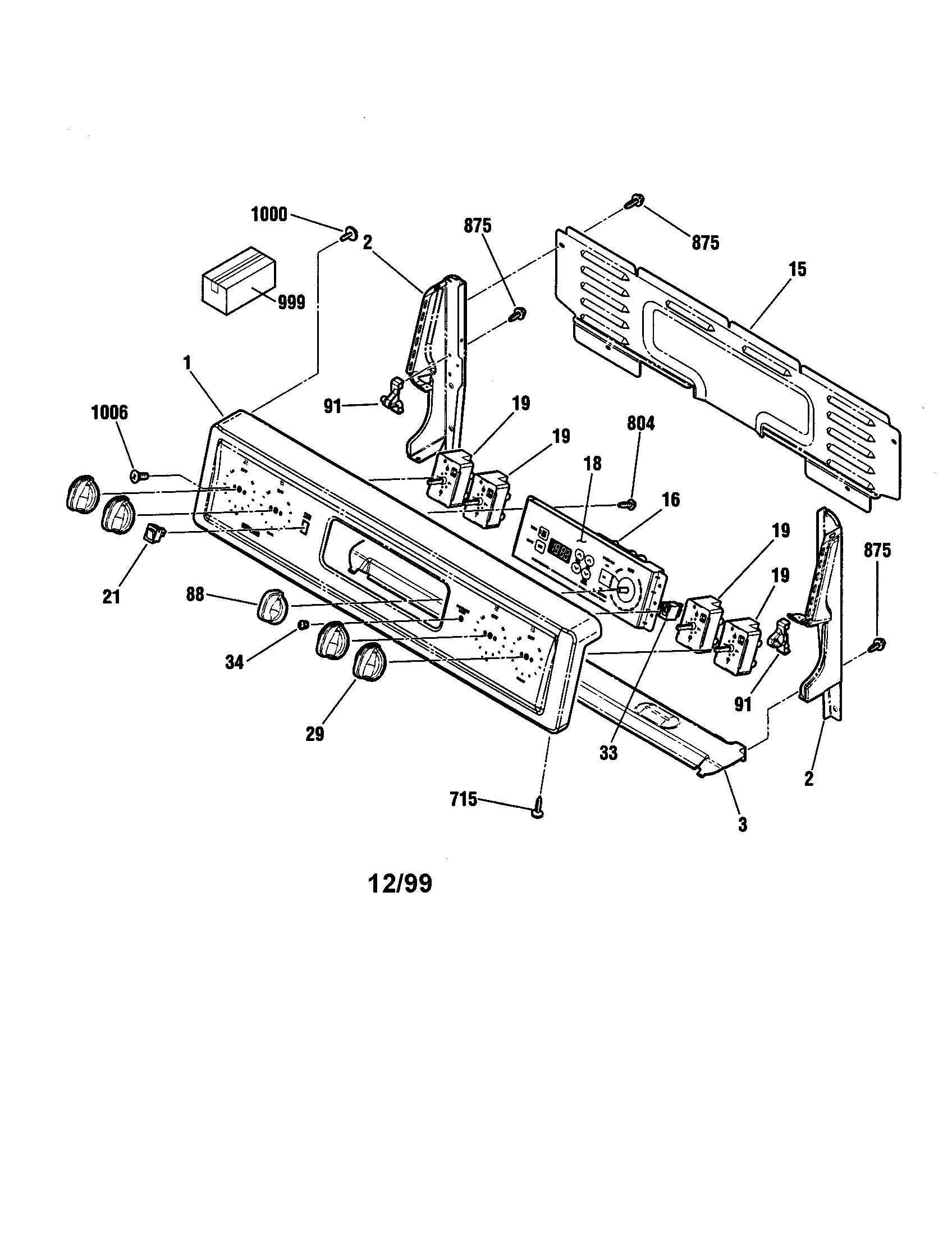 Kenmore 91192408991 backguard diagram