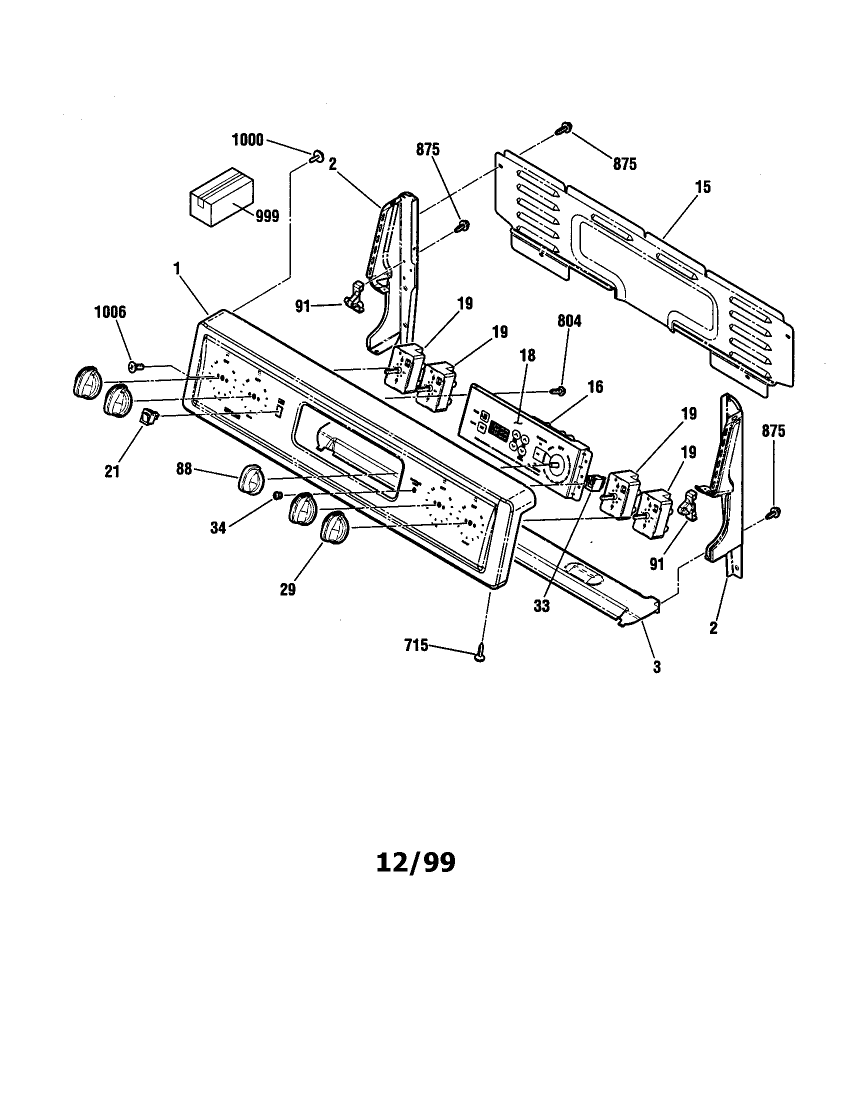 Kenmore 91193218991 backguard diagram