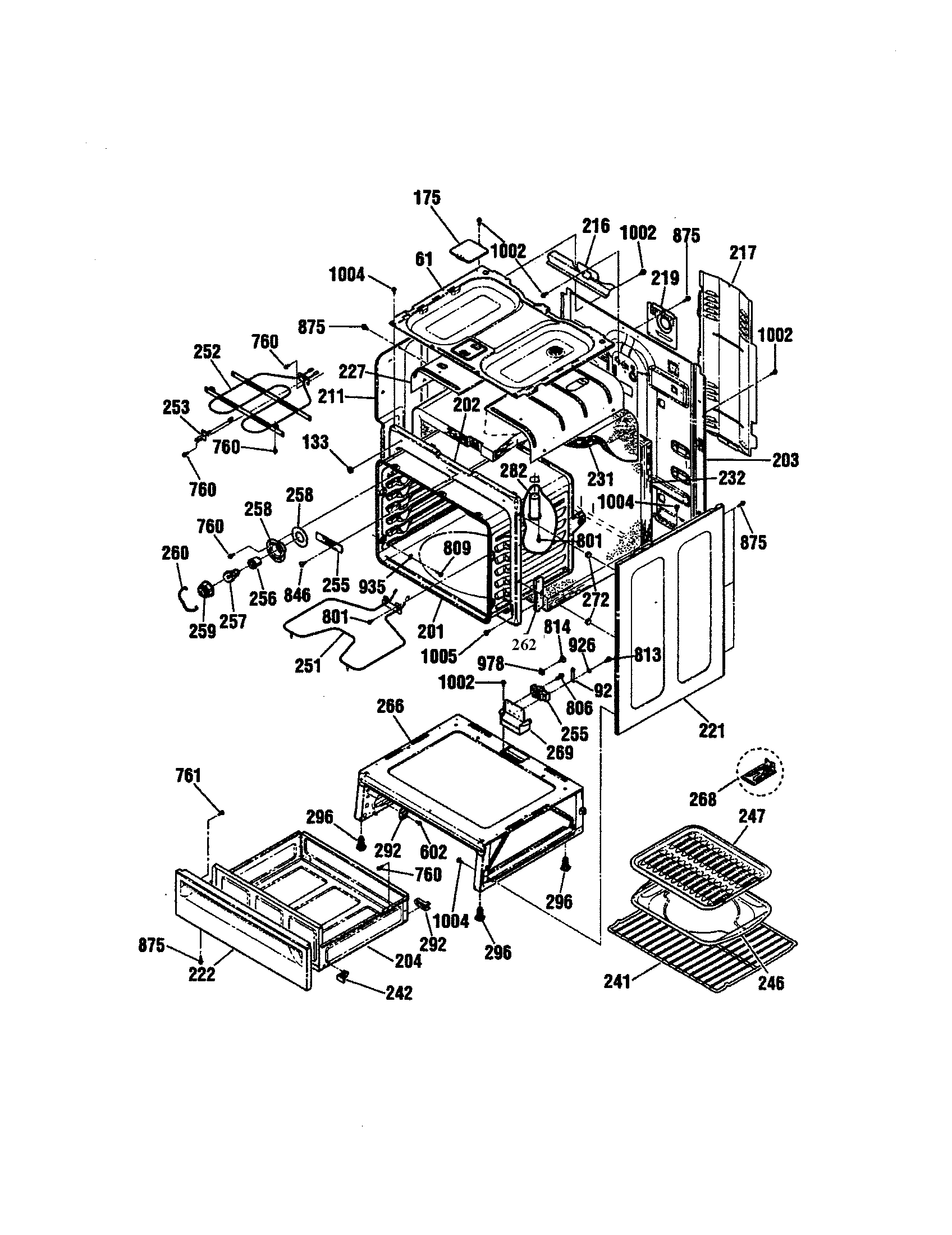 Kenmore 91193218991 body diagram