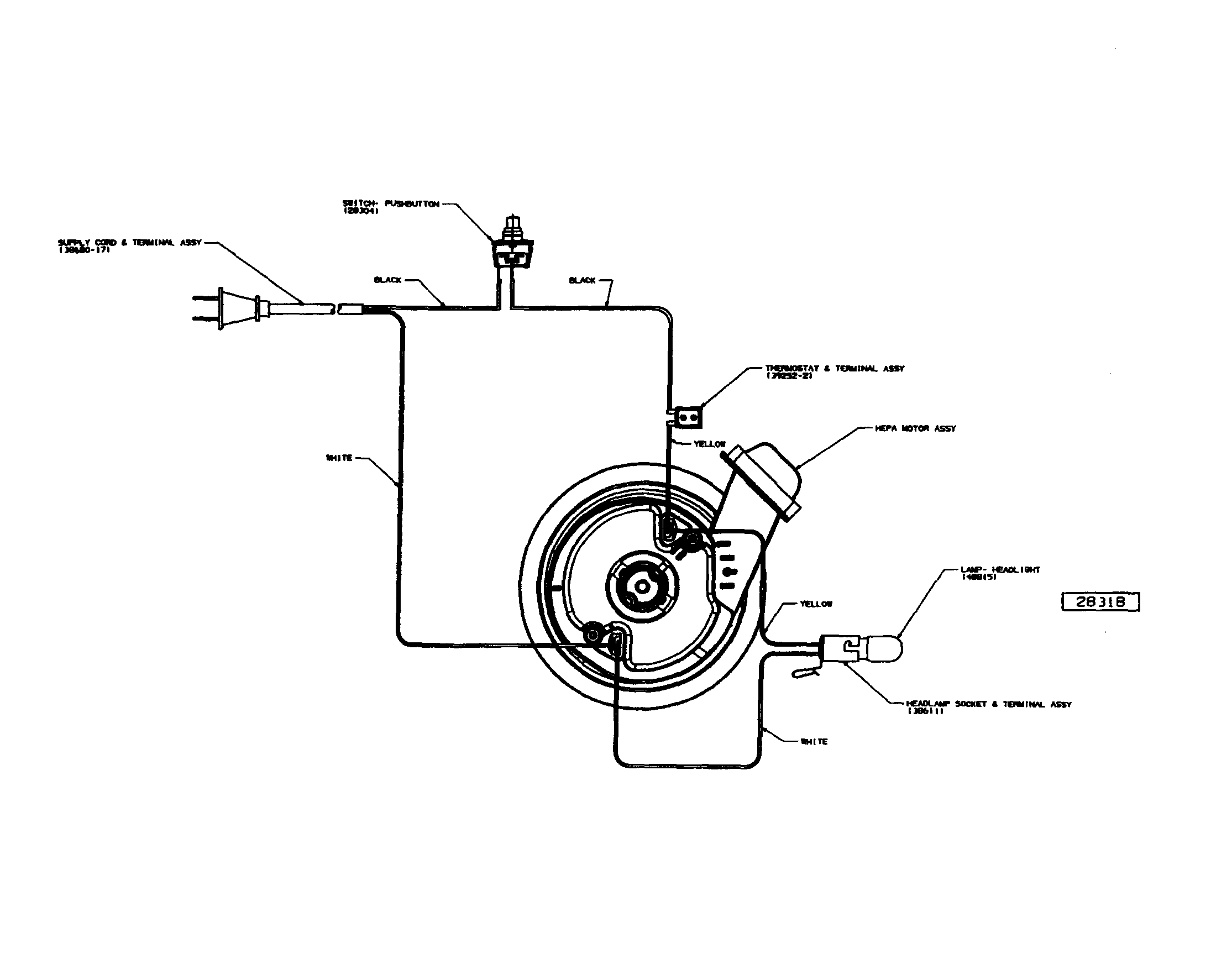 Eureka 4352ET wiring diagram diagram