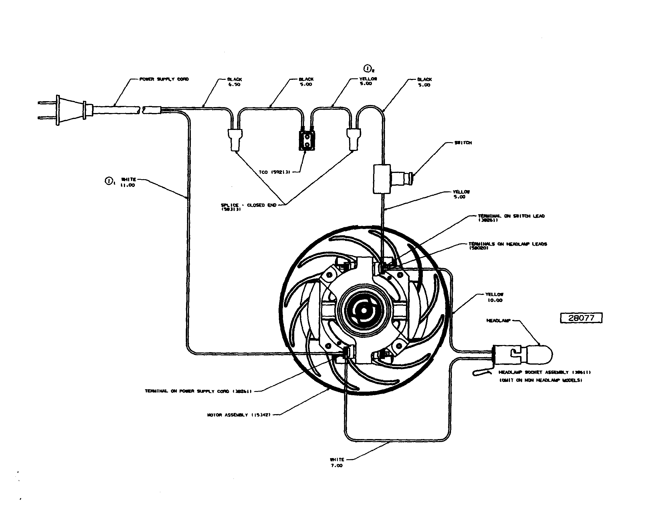 Eureka 4462DT-2 wiring diagram diagram