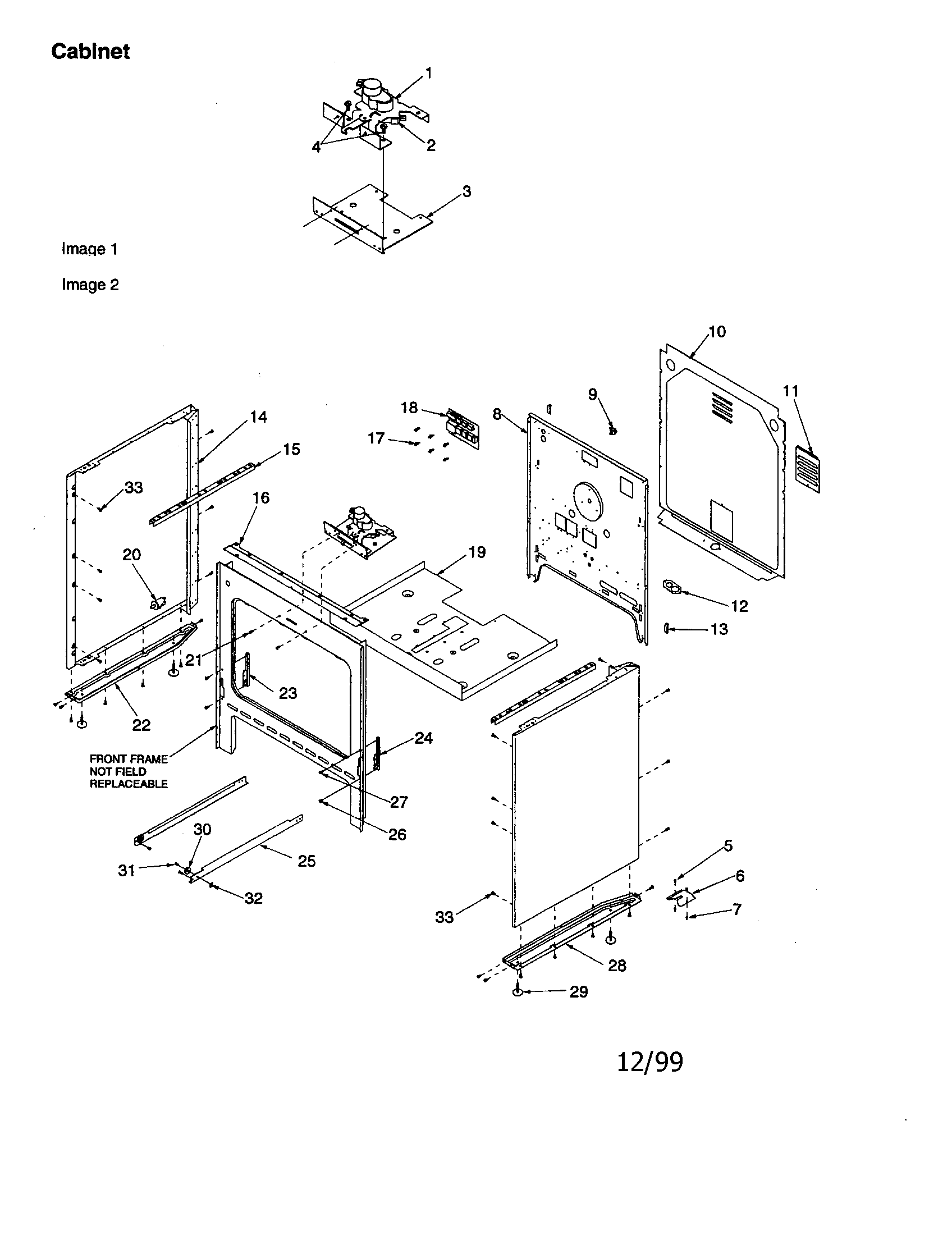 Amana ARTC8600WW/P1143819NWW cabinet diagram