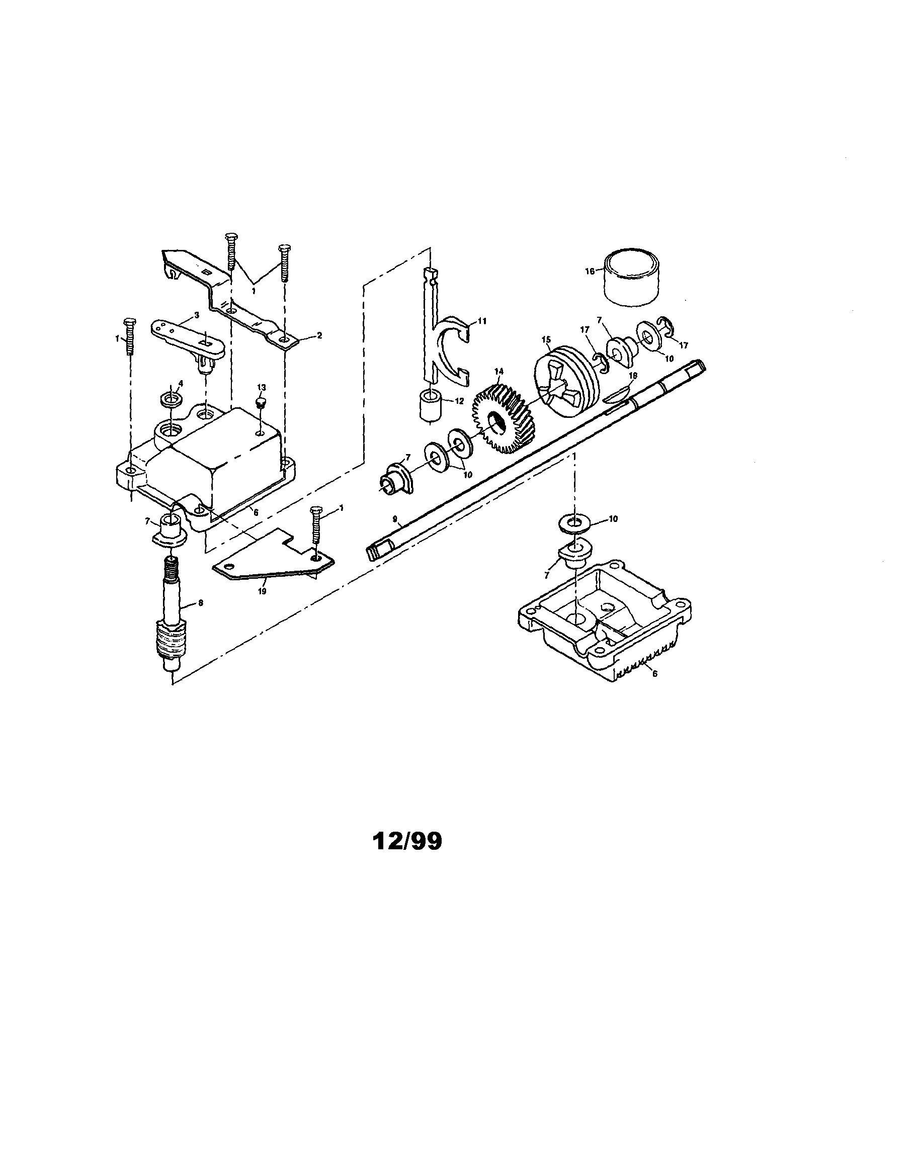 Craftsman 917377554 gearcase diagram