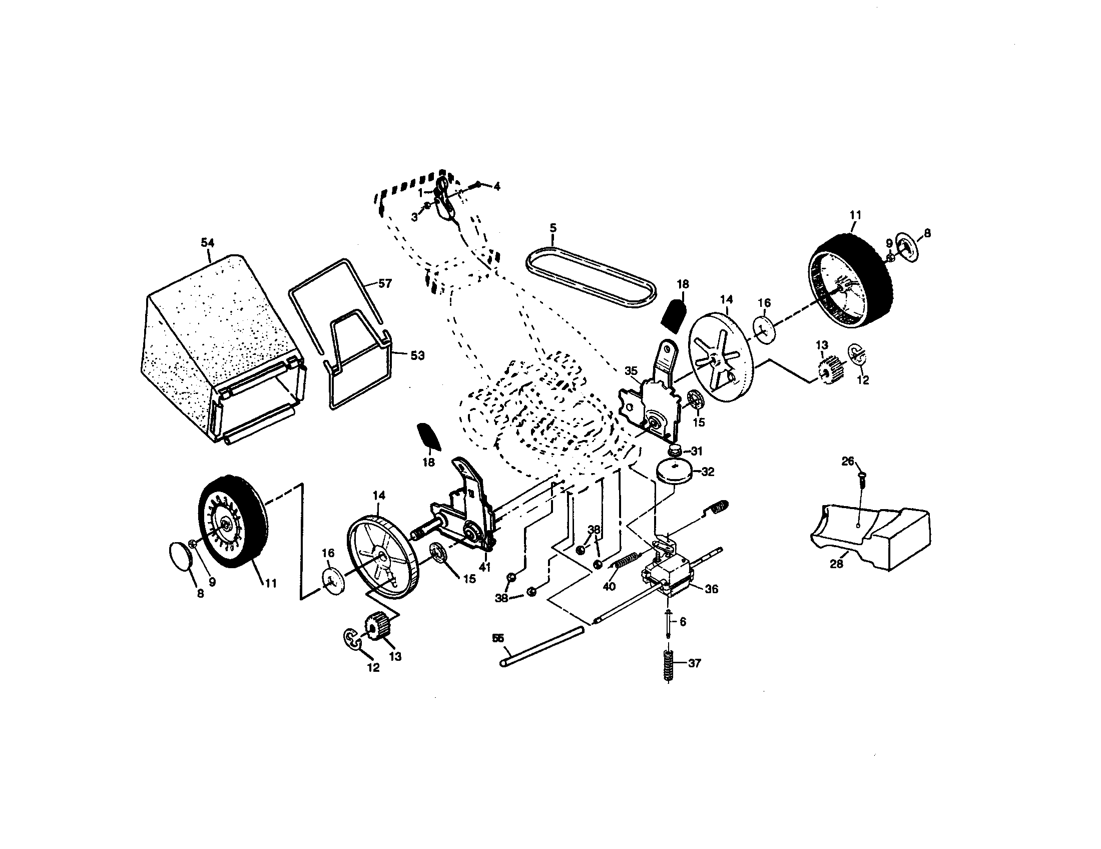 Craftsman 917377554 tire and wheel assembly diagram