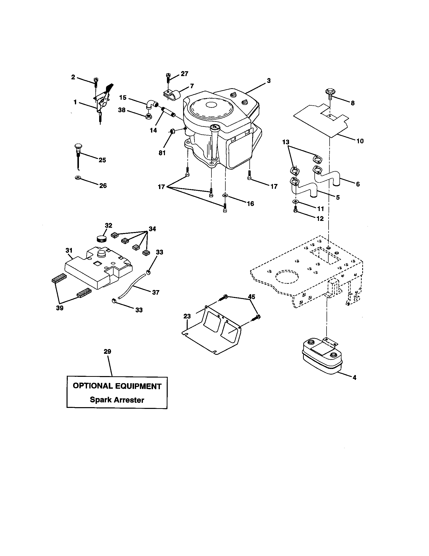 Craftsman 917270950 engine diagram
