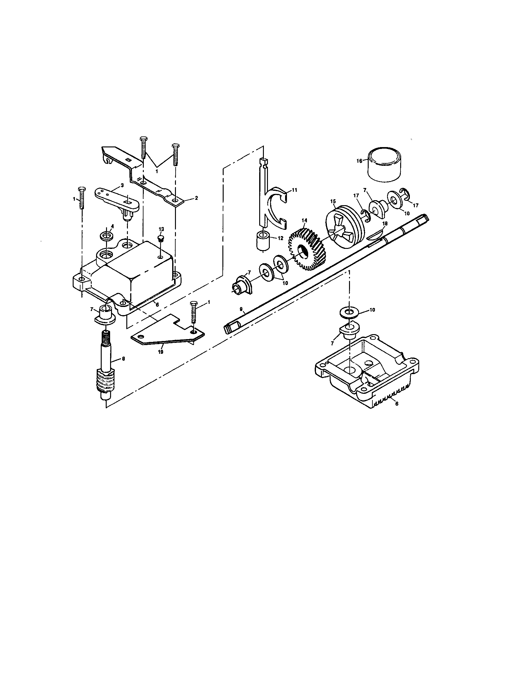 Craftsman 917377523 gear case assembly diagram