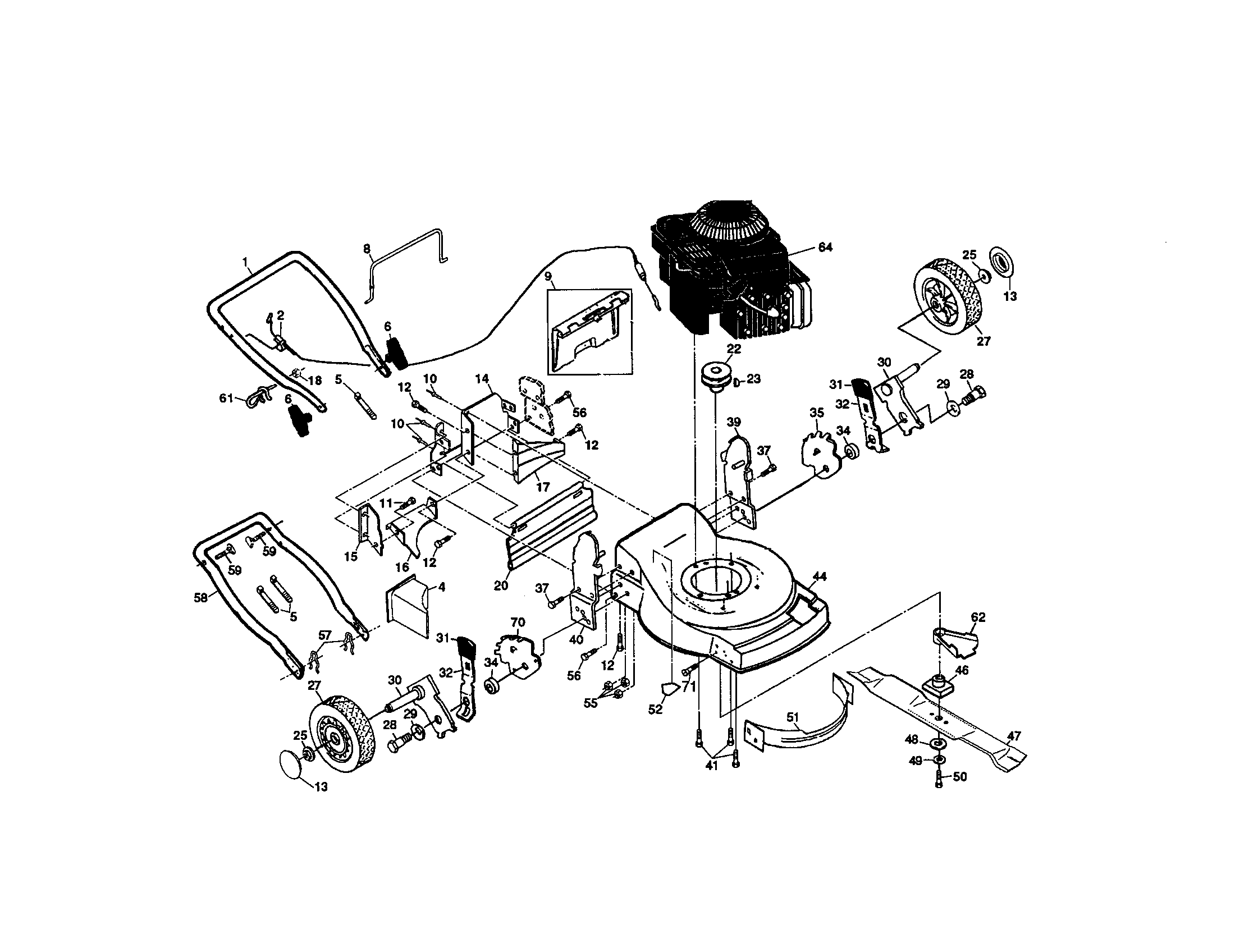 Craftsman 917377523 frame diagram