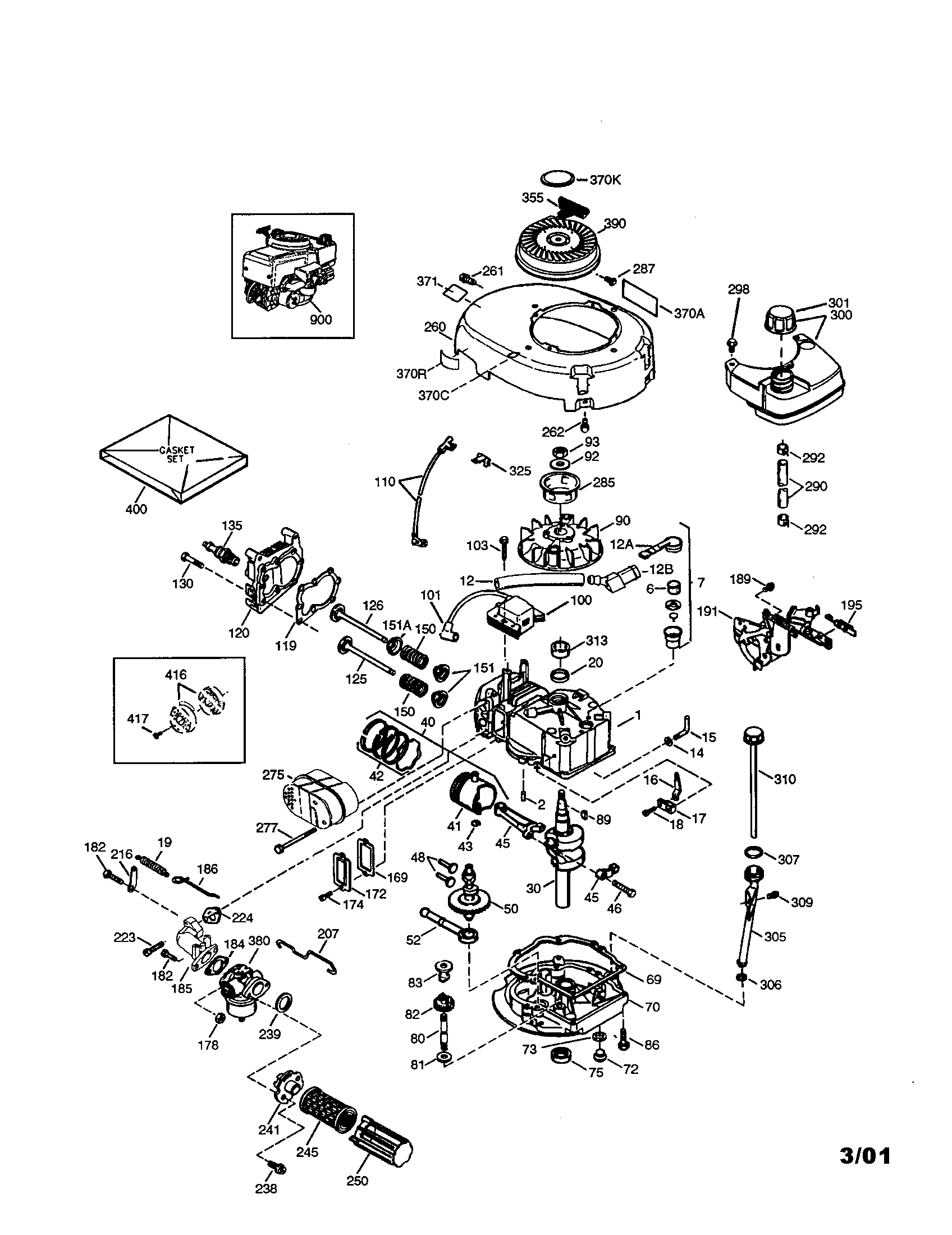 Craftsman 917387440 replacement parts list diagram
