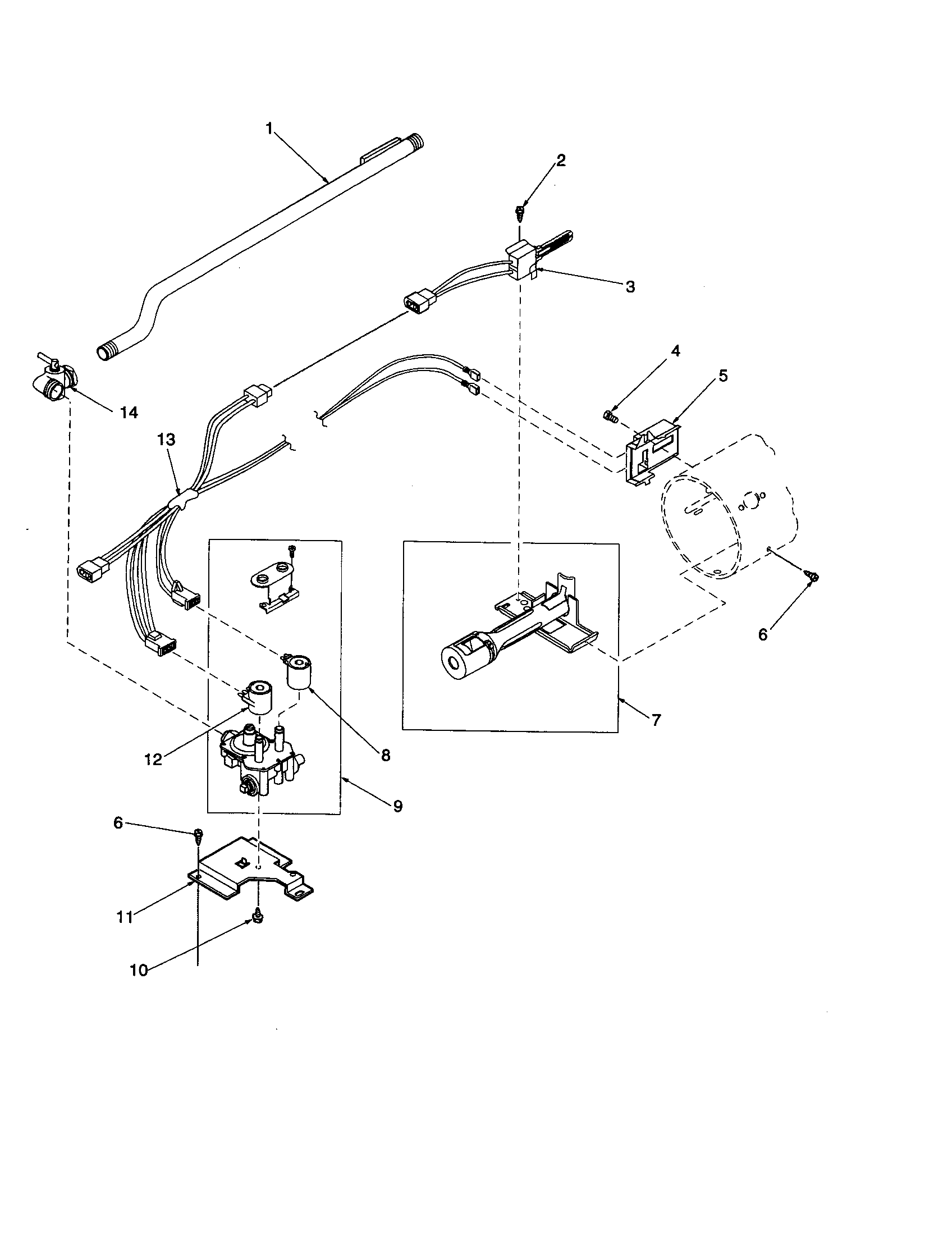 Amana LGD32AW-PLGD32AW gas valve/igniter/conversion kits diagram