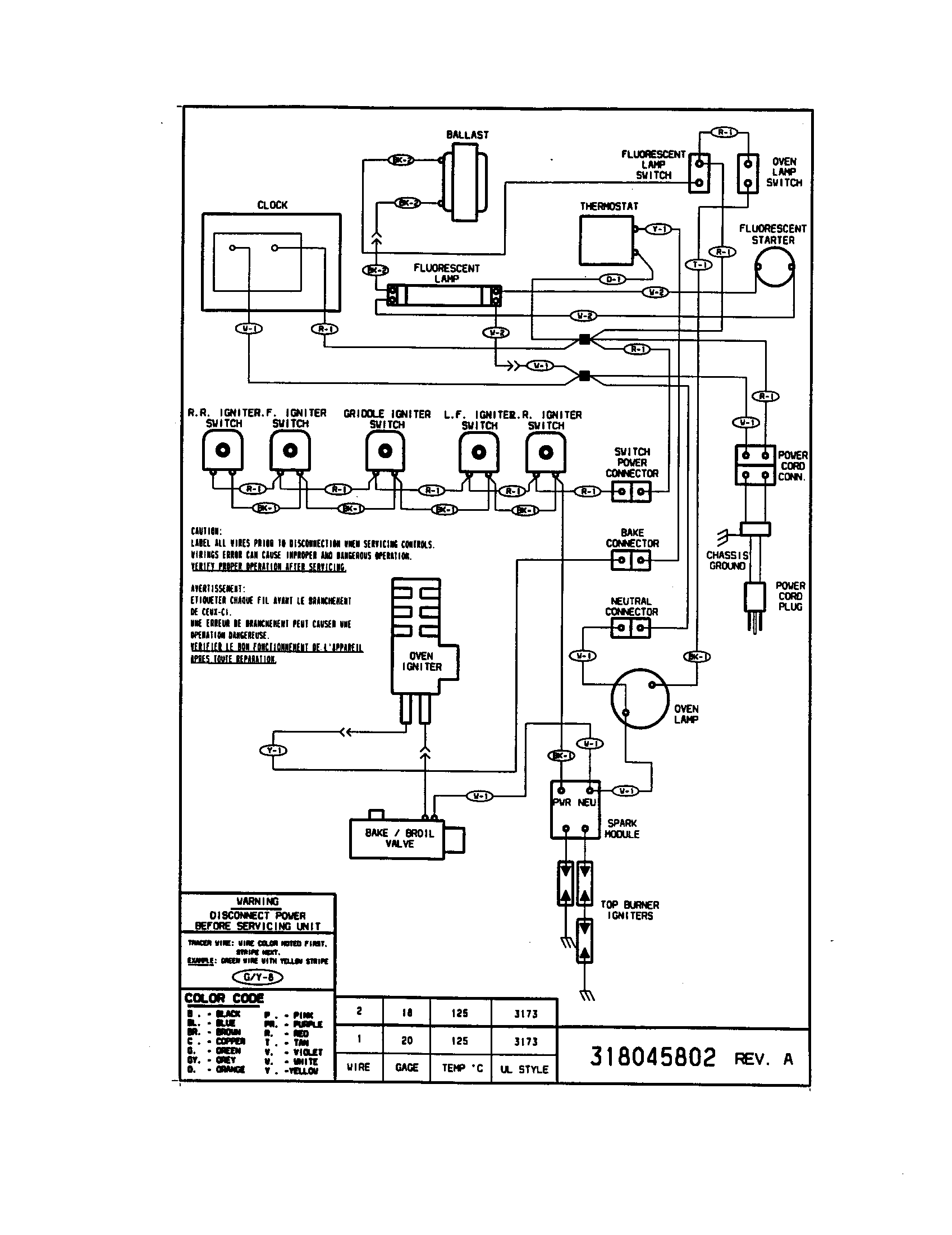 Tappan TGF645WFW4 wiring diagram diagram