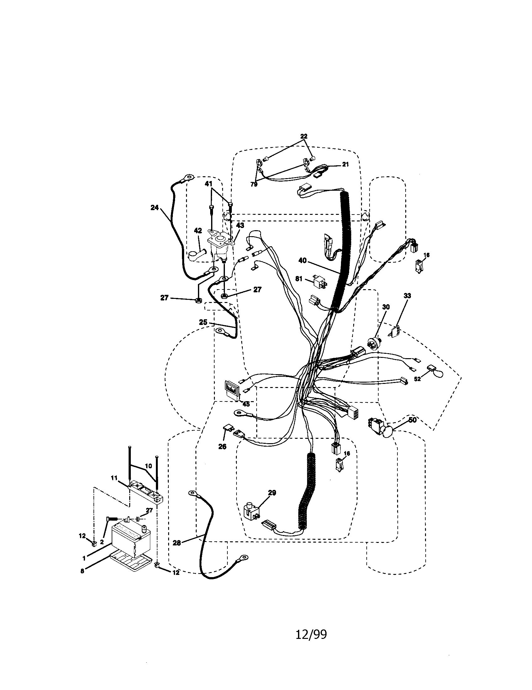 Craftsman 917273080 electrical diagram