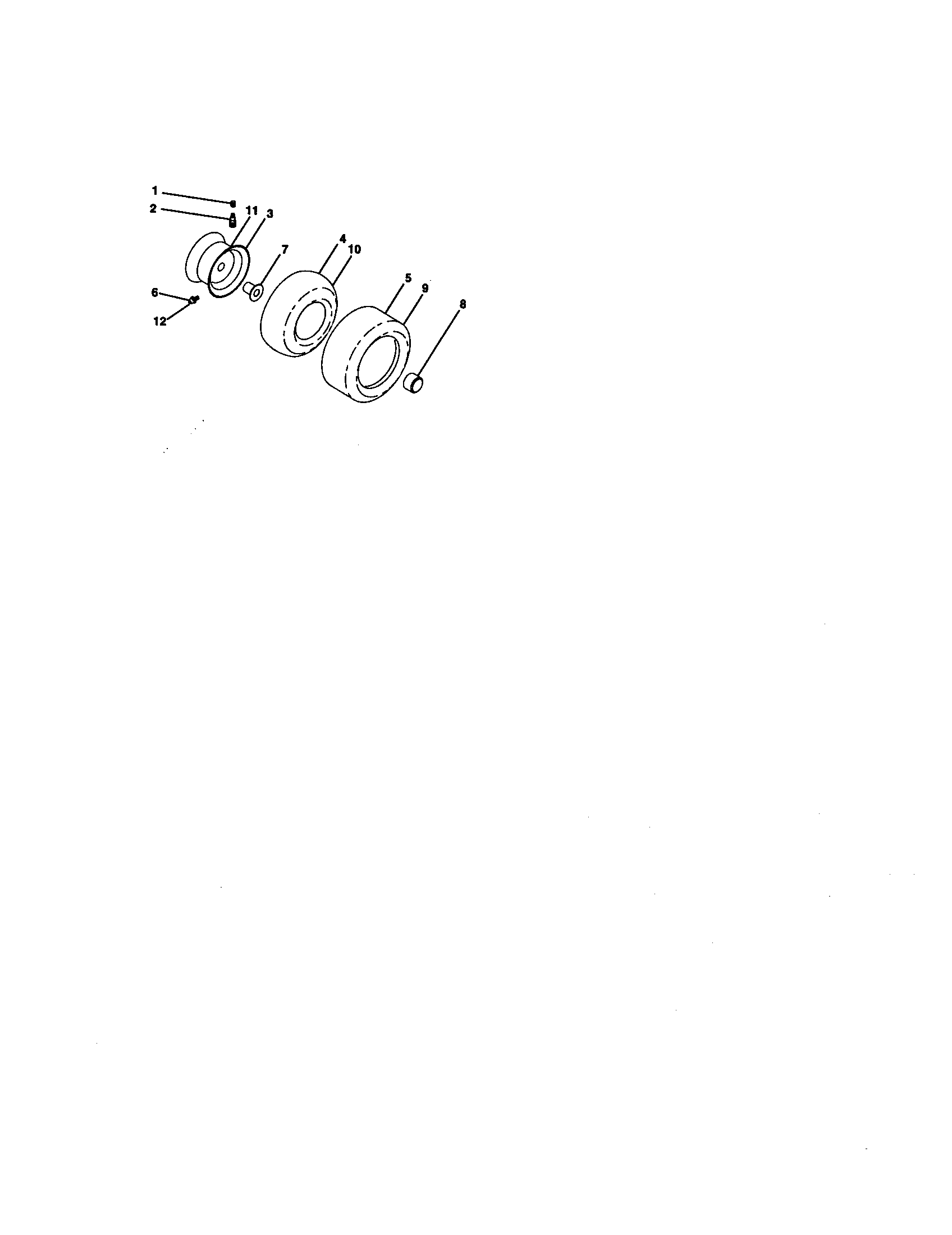 Craftsman 917273080 wheels and tires diagram