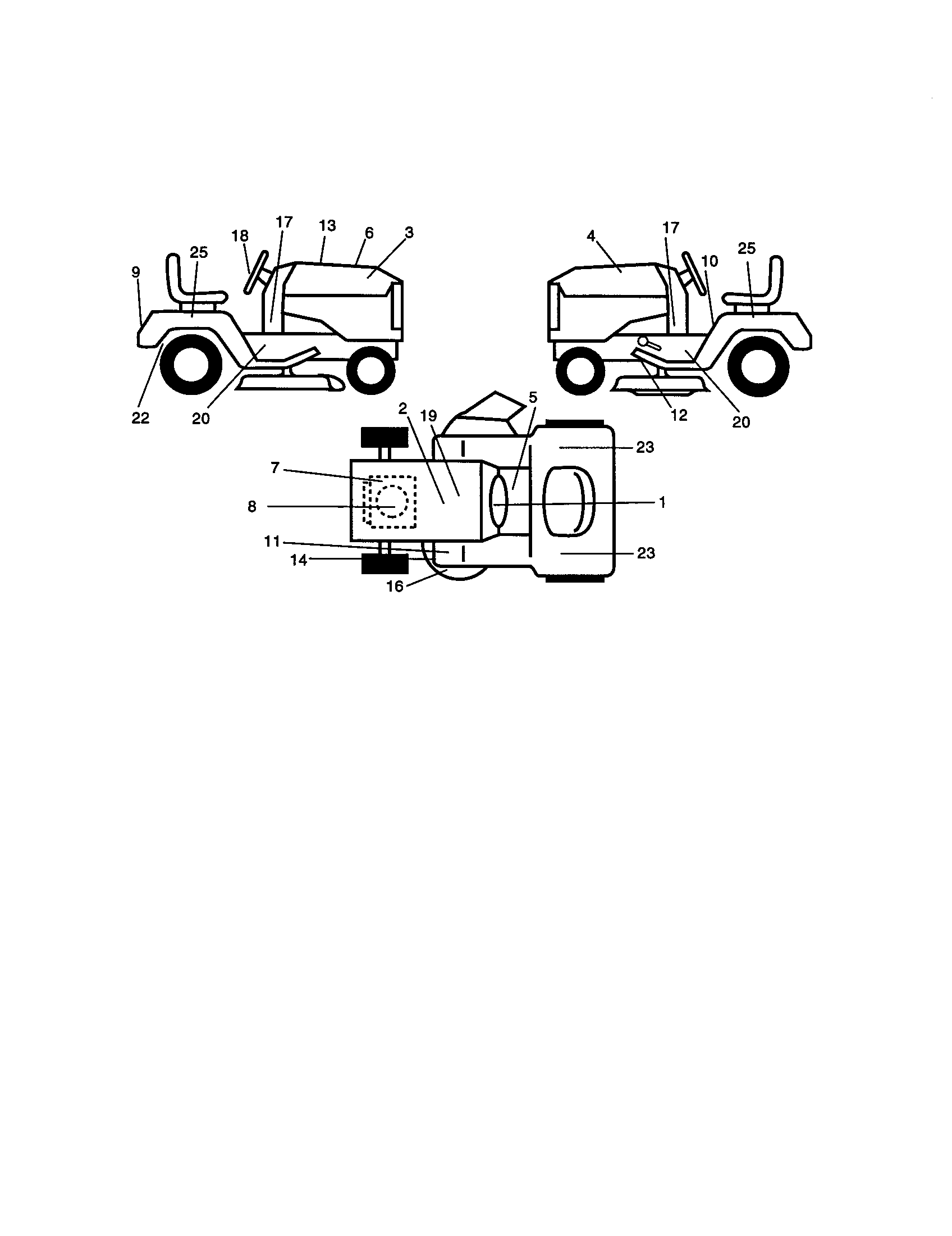 Craftsman 917273080 decals diagram
