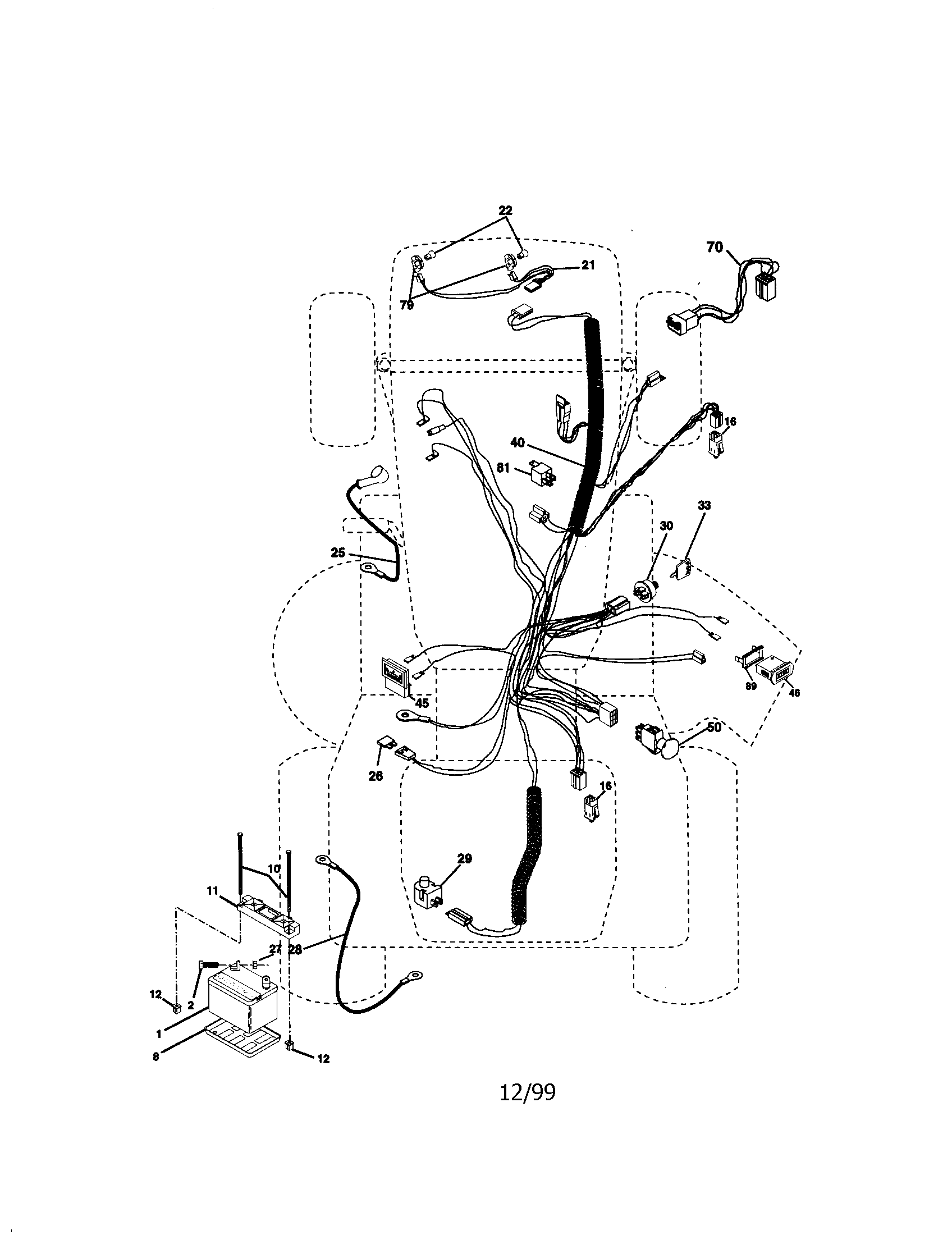 Craftsman 917273322 electrical diagram