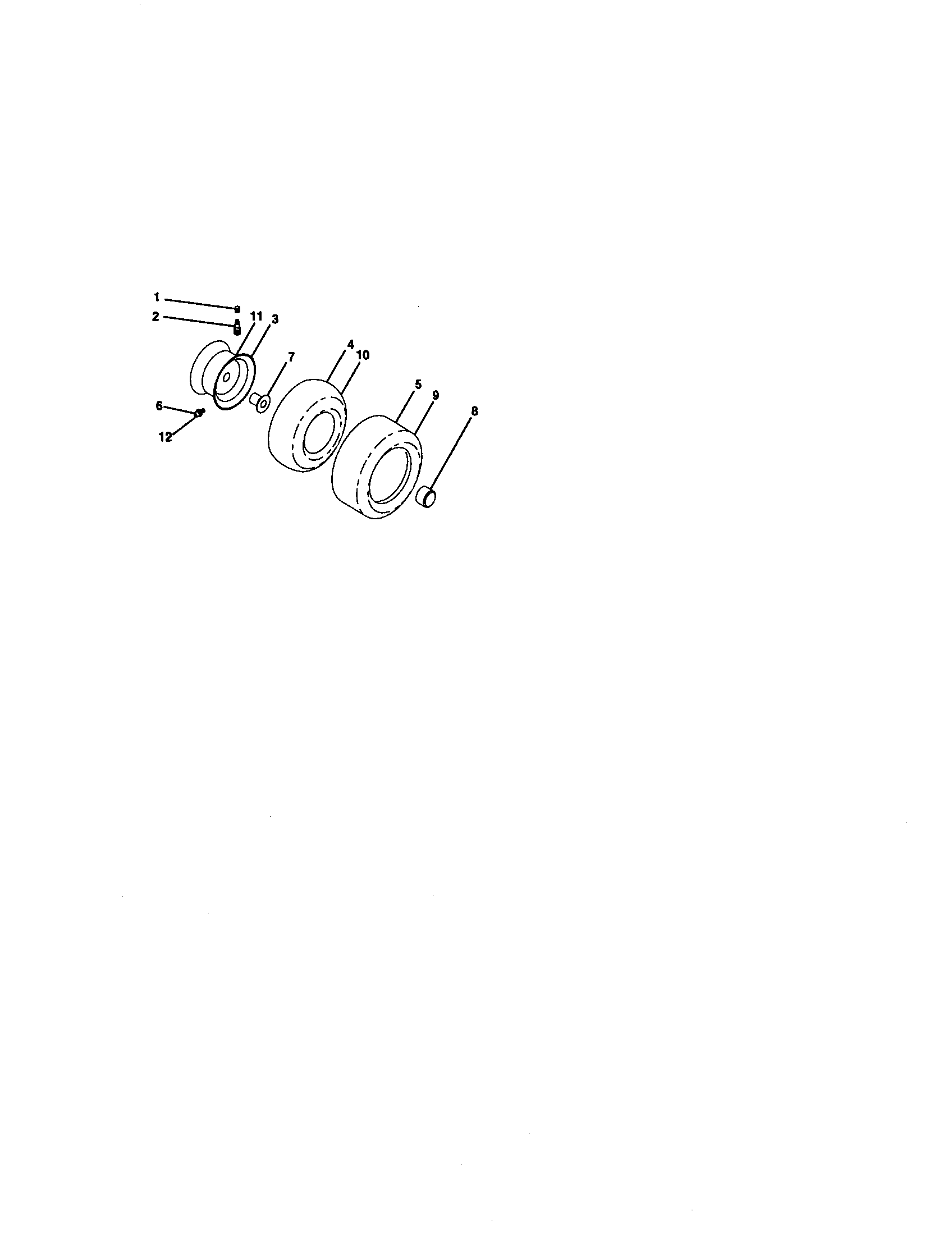 Craftsman 917273322 wheels and tires diagram